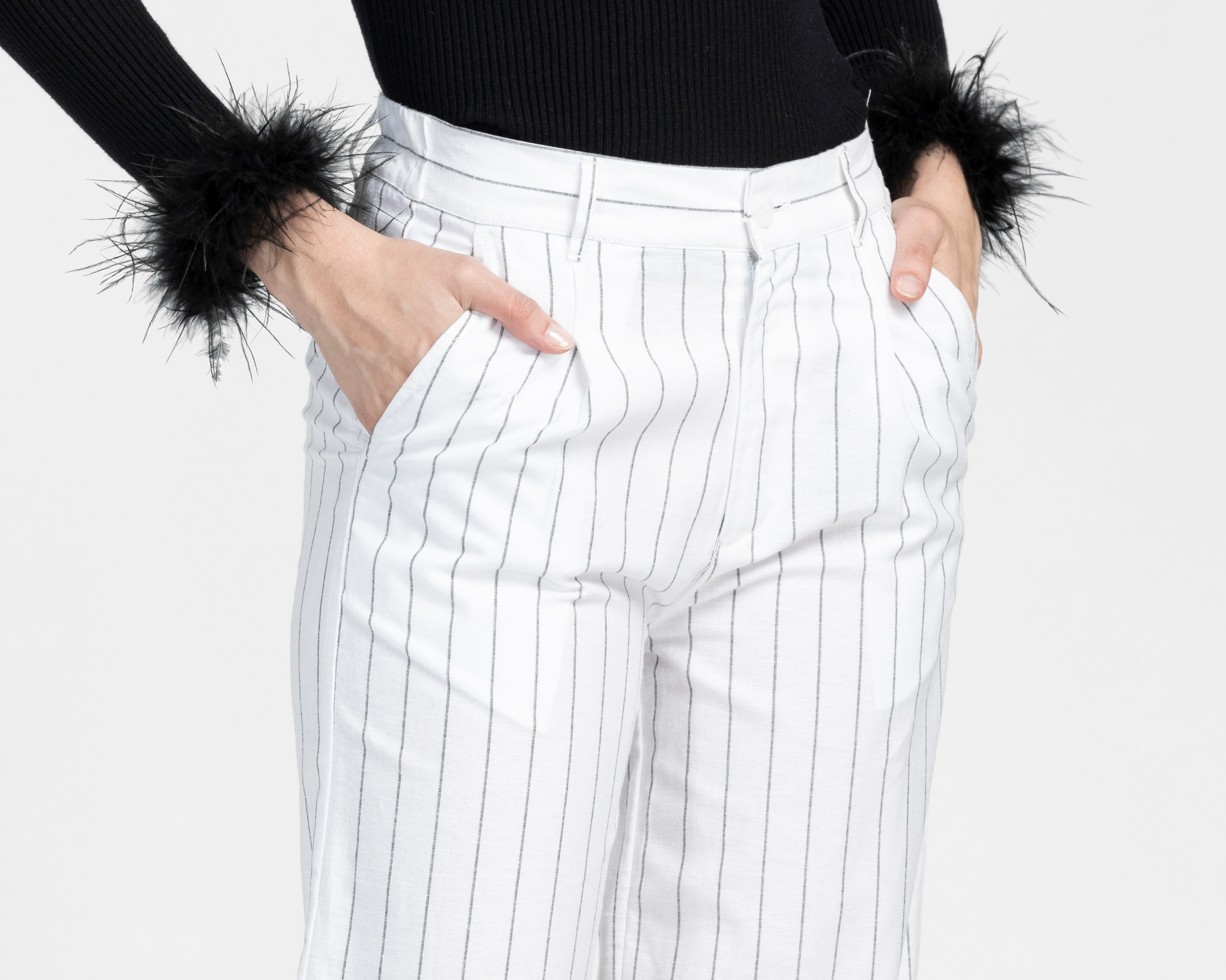 Foto 5 pulgar | Foto 4 | Pantalón de Vestir Sahara Blanco para Mujer