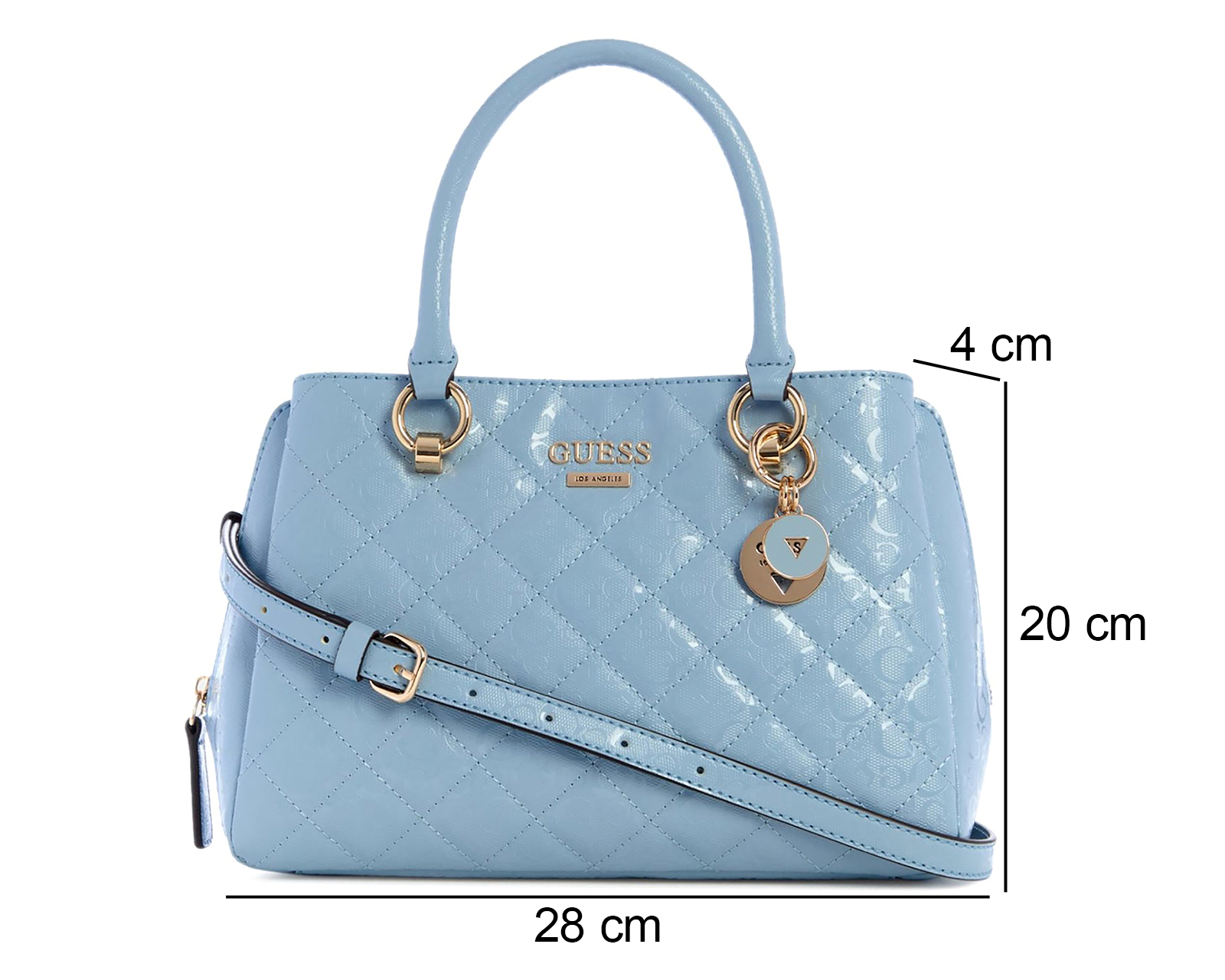 Foto 5 pulgar | Foto 4 | Bolsa de Mano Guess Stonia Satchel