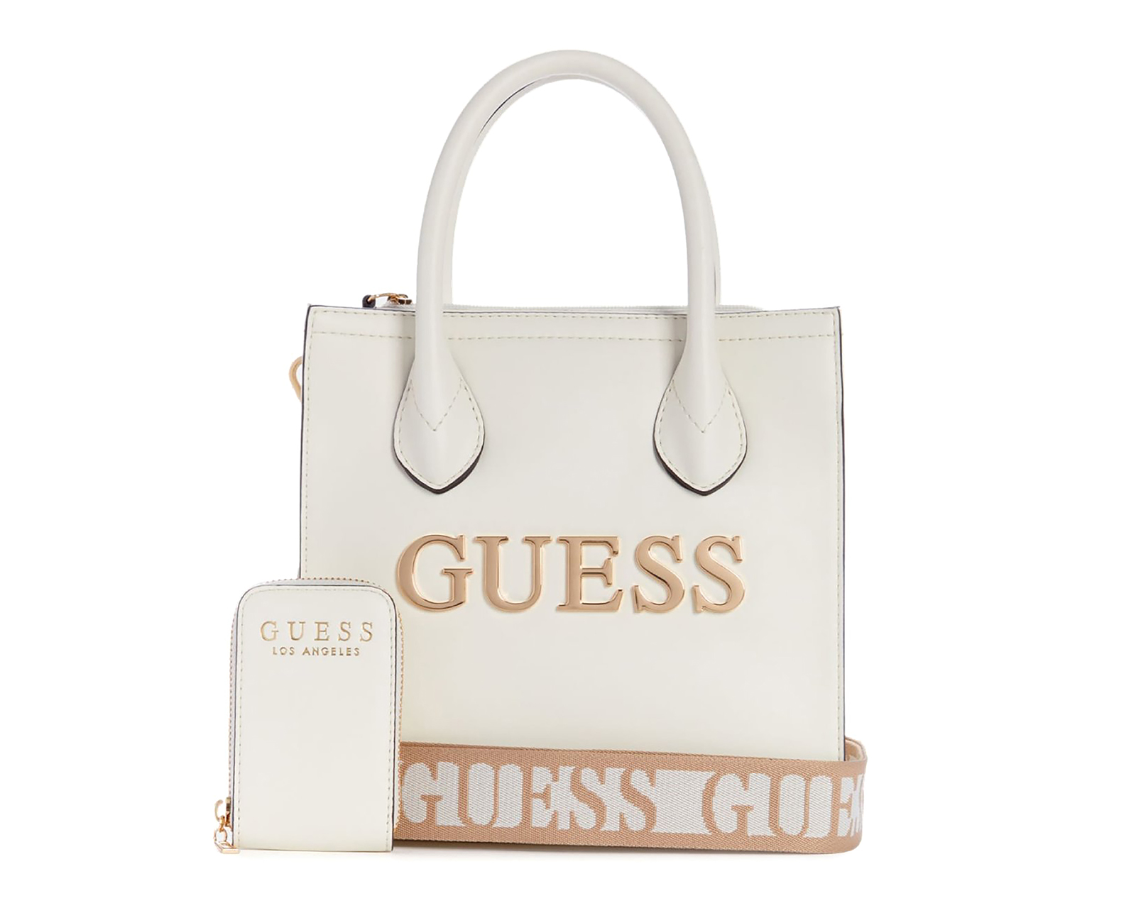 Foto 2 pulgar | Foto 1 | Bolsa de Mano Guess Caracara con Monedero