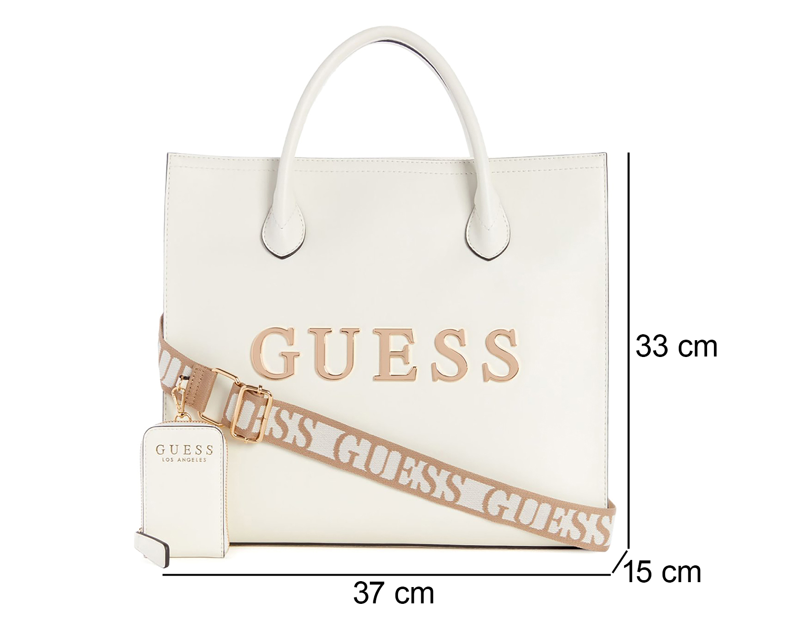 Foto 5 pulgar | Foto 4 | Bolsa de Mano Guess Caracara con Monedero
