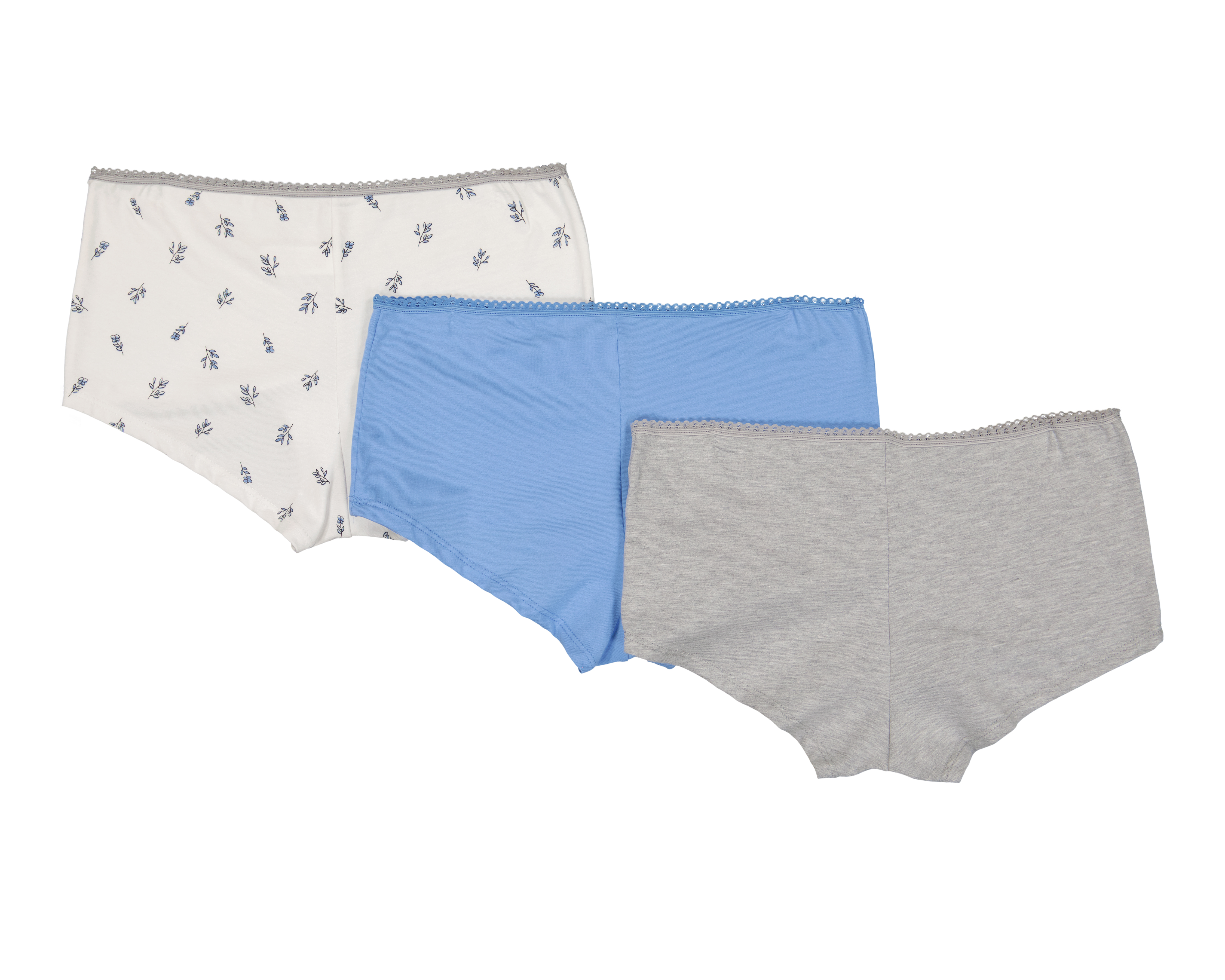 Foto 2 | Foto 2 | Bóxer con Encaje Lovest para Mujer 3 Piezas