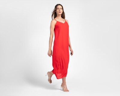 Foto 1 | Foto 1 | Vestido Casual Sahara Rojo de Tirantes para Mujer