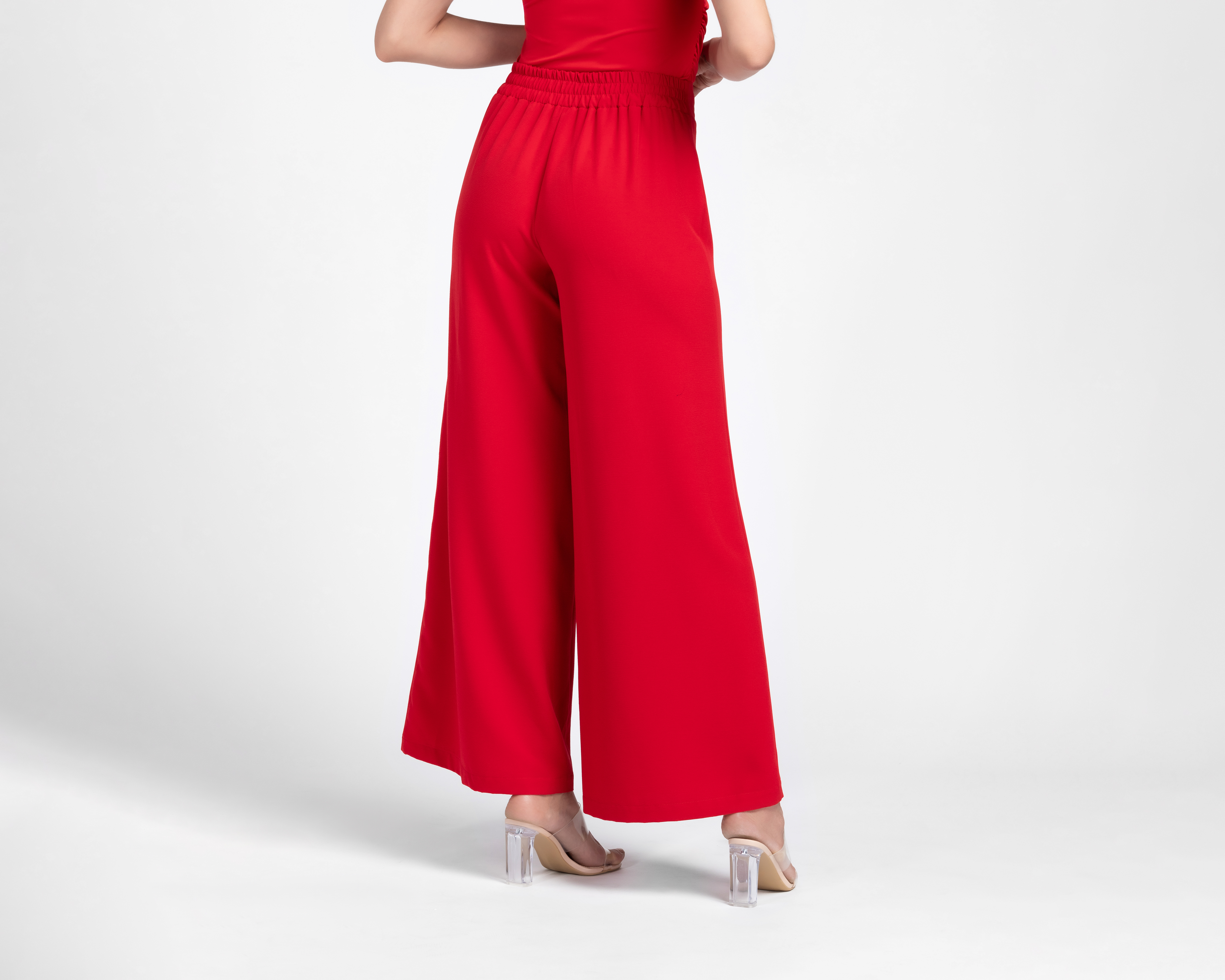 Foto 4 pulgar | Foto 3 | Pantalón de Vestir Sahara Rojo para Mujer