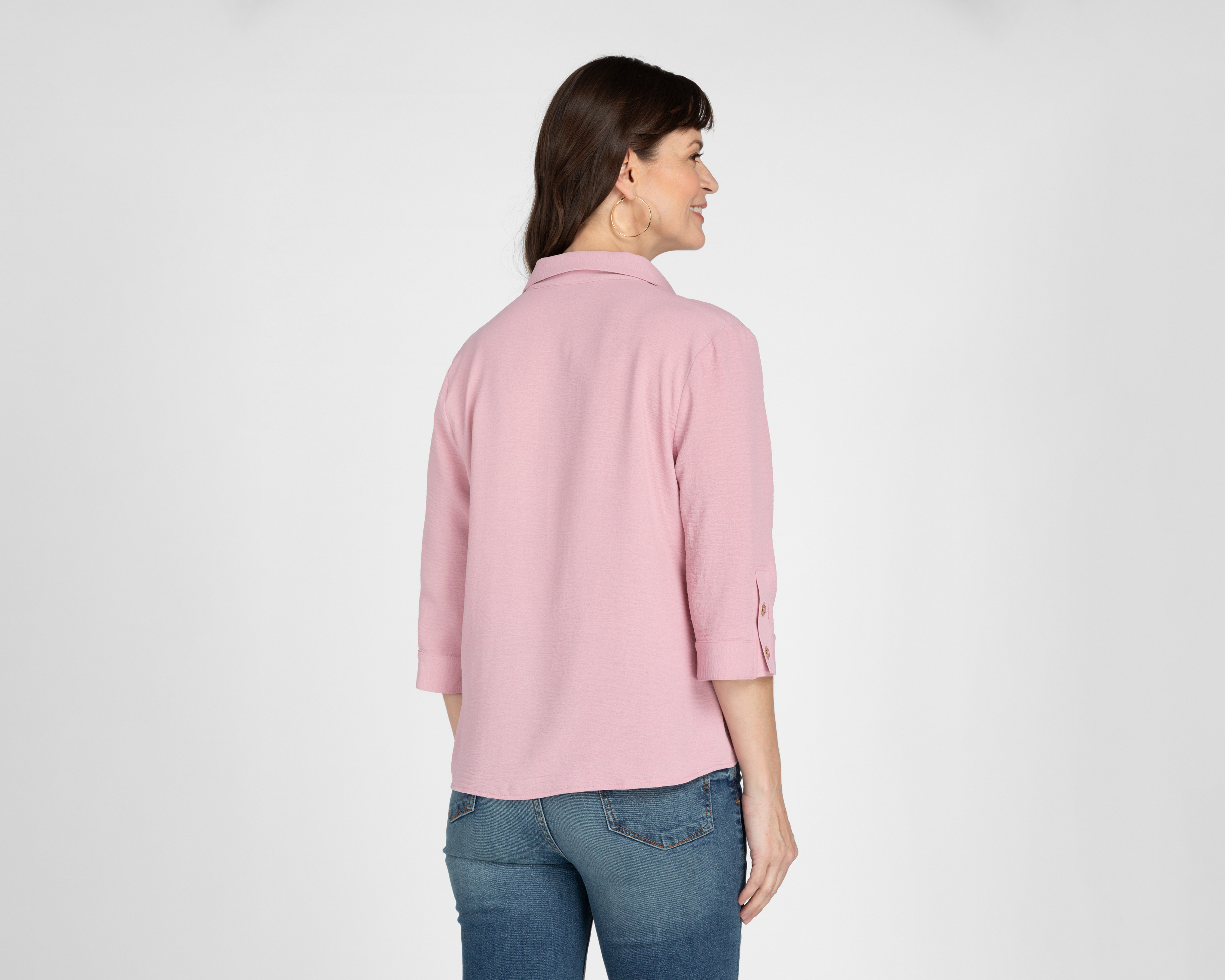 Foto 4 pulgar | Foto 3 | Blusa Sahara Manga 3/4 con Botones