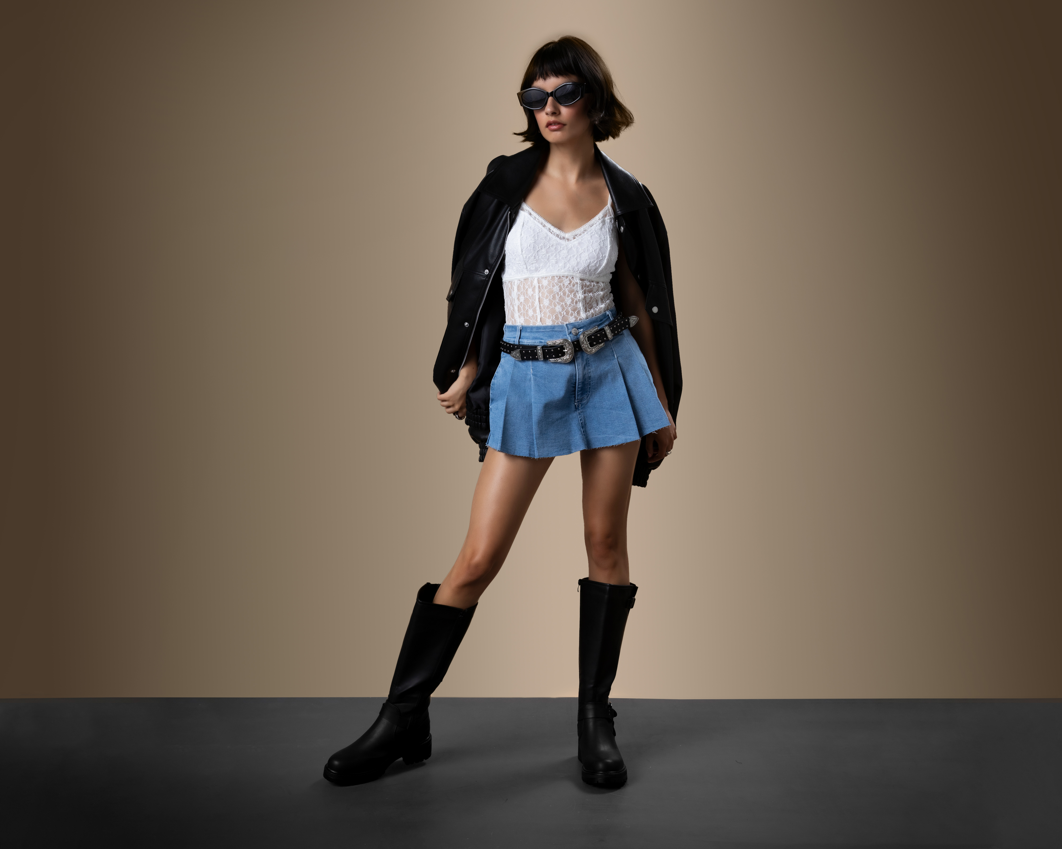 Foto 1 | Foto 1 | Short Falda Strona Azul para Mujer