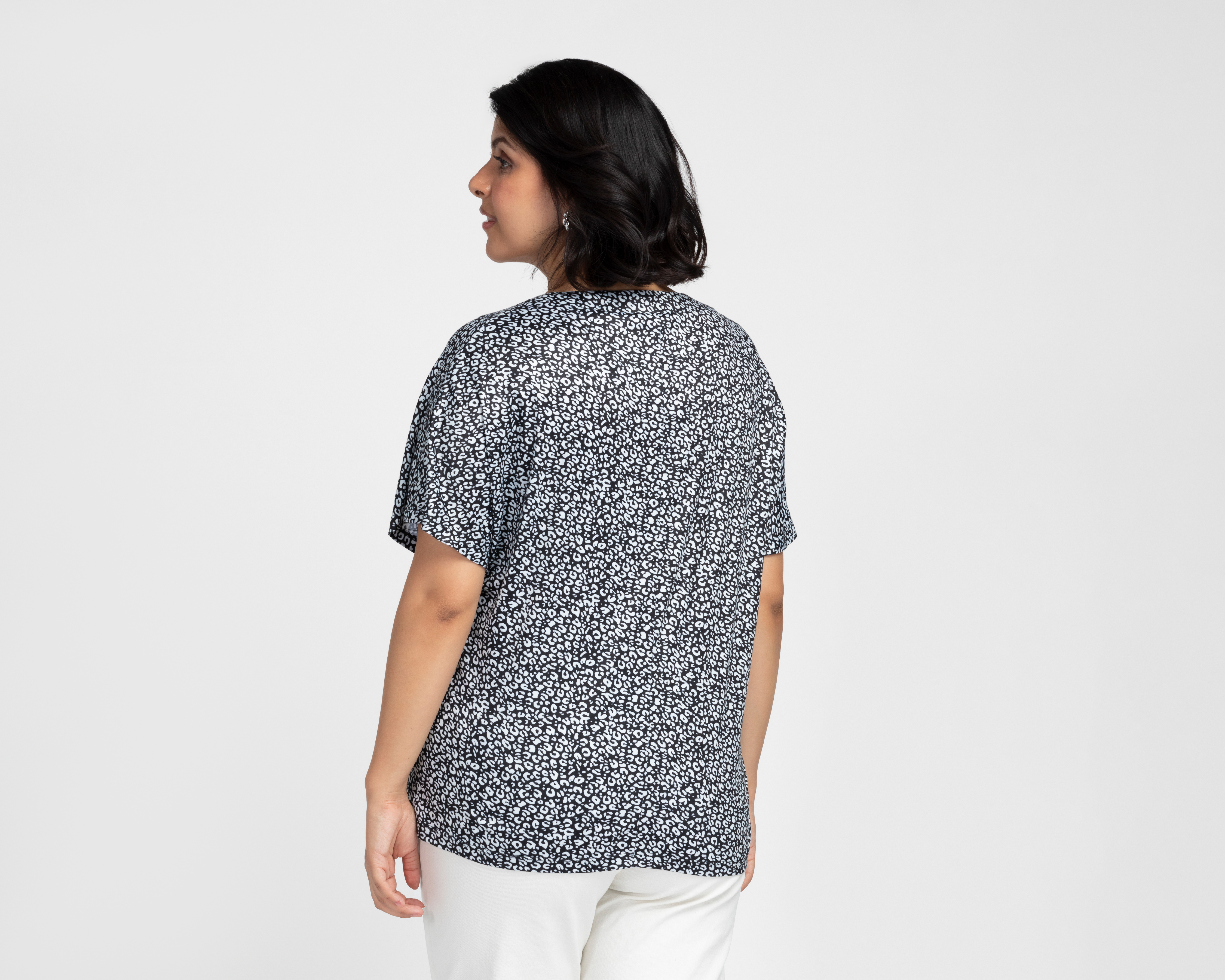 Foto 4 pulgar | Foto 3 | Blusa Manga Corta Sahara para Mujer