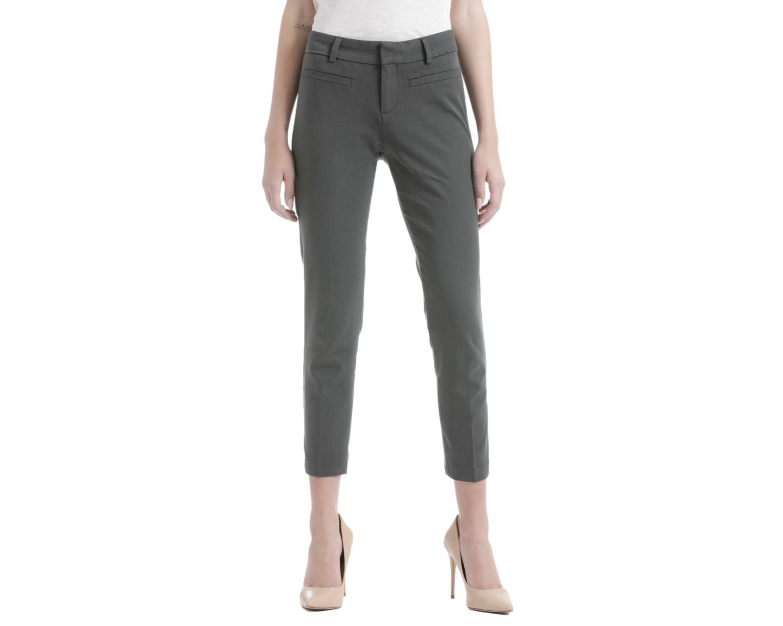 Foto 1 | Foto 1 | Pantalón de Vestir Dockers Refined Slim Ankle Gris para Mujer