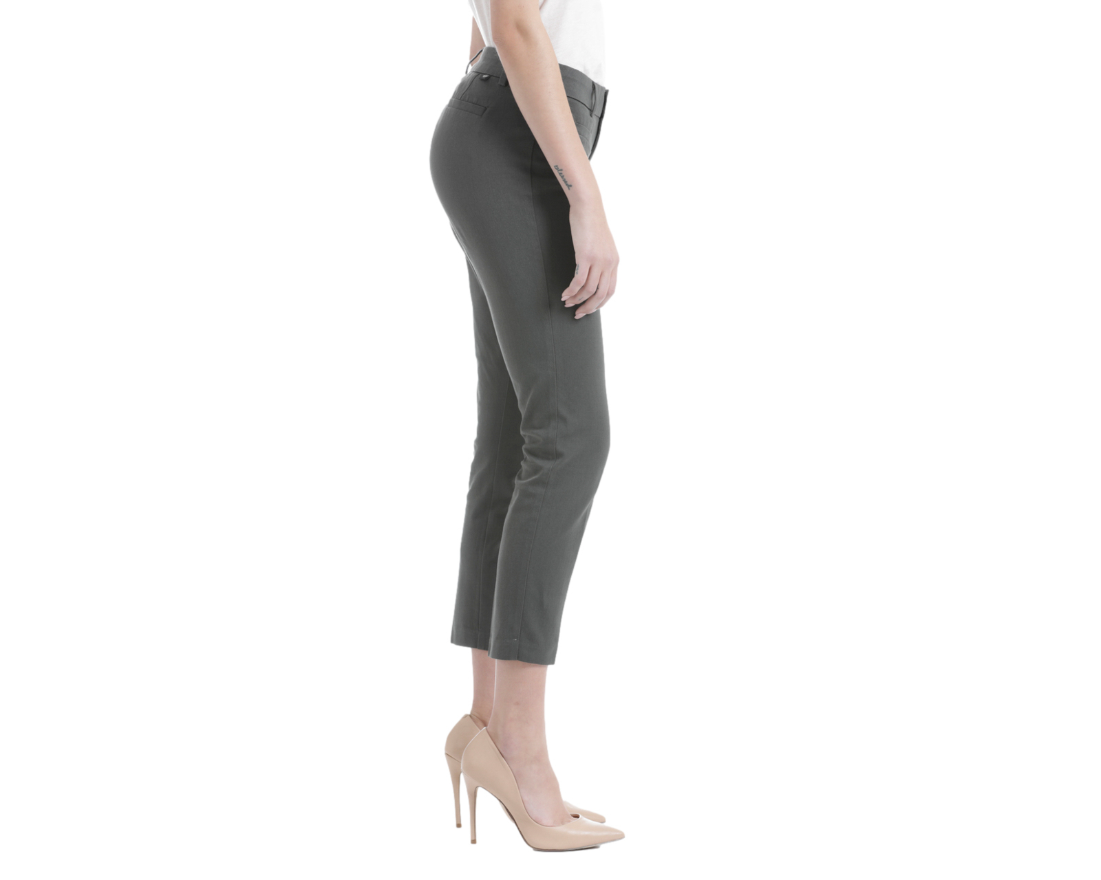 Foto 2 | Foto 2 | Pantalón de Vestir Dockers Refined Slim Ankle Gris para Mujer