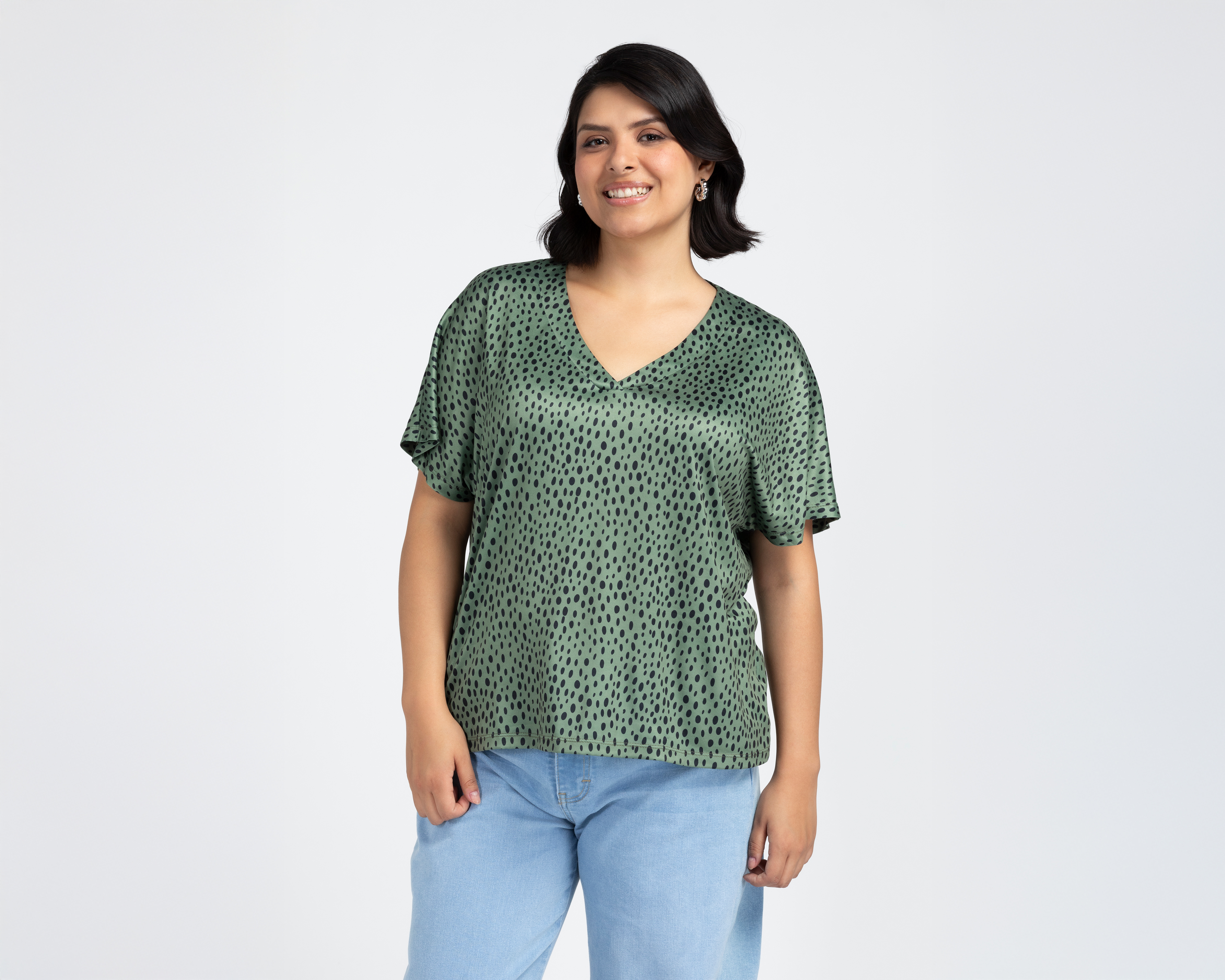 Foto 2 pulgar | Foto 1 | Playera Manga Corta Sahara para Mujer