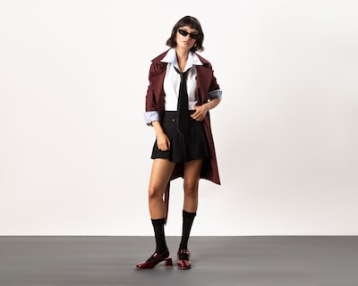 Foto 1 | Foto 1 | Falda Corta Strona con Cinturón para Mujer