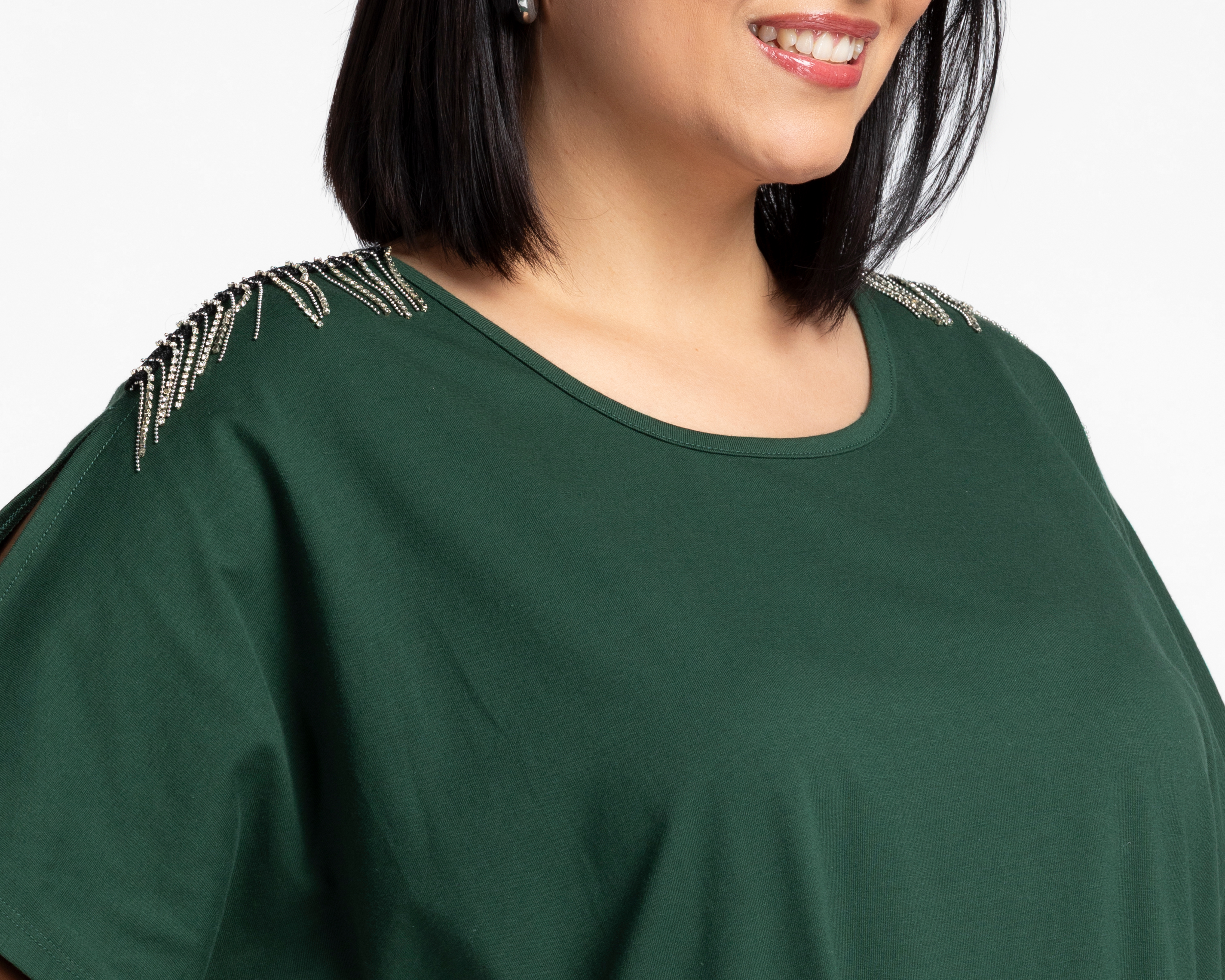Foto 5 pulgar | Foto 4 | Playera Cuello Redondo Sahara para Mujer