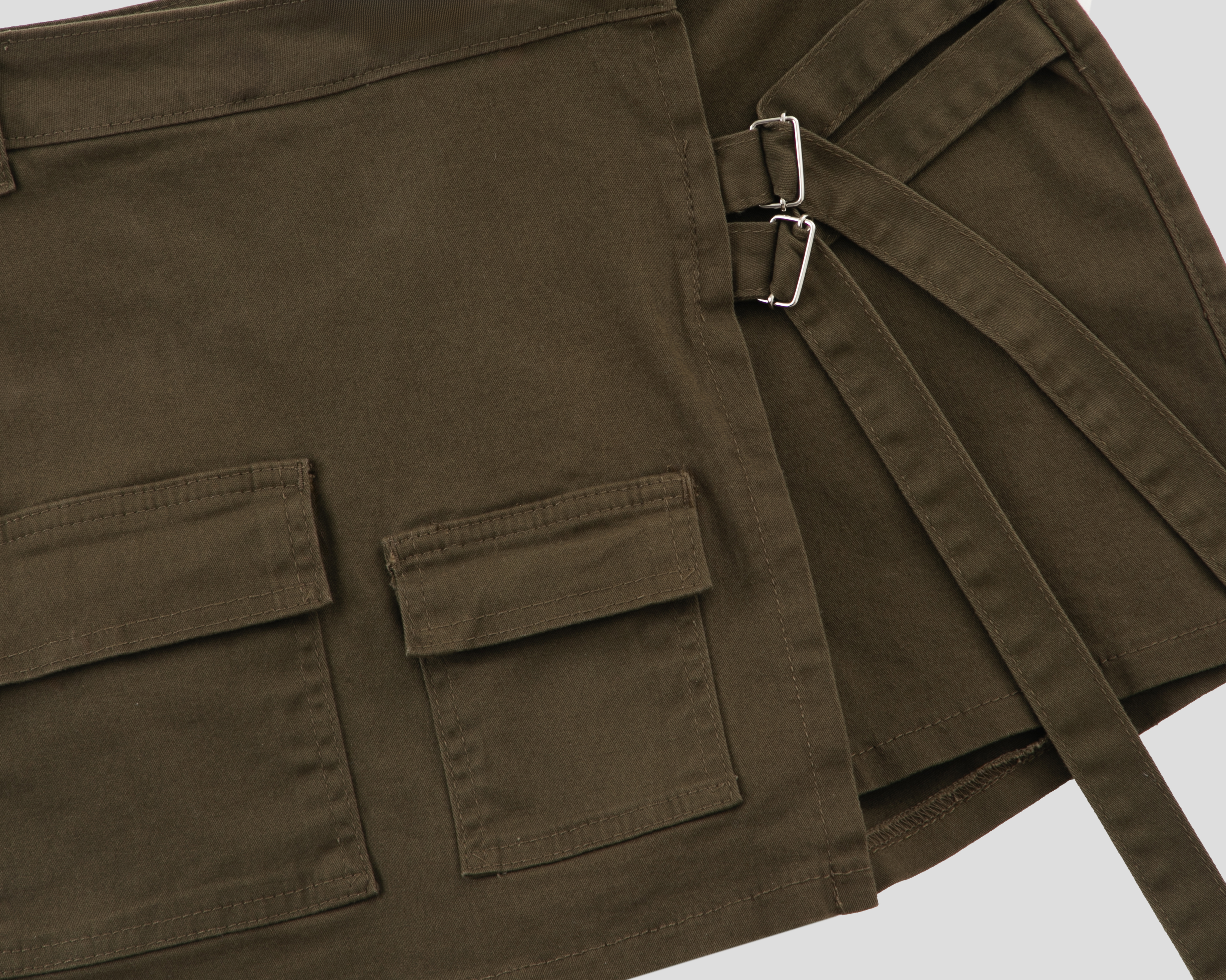 Foto 4 pulgar | Foto 3 | Short Falda Refill Verde para Mujer