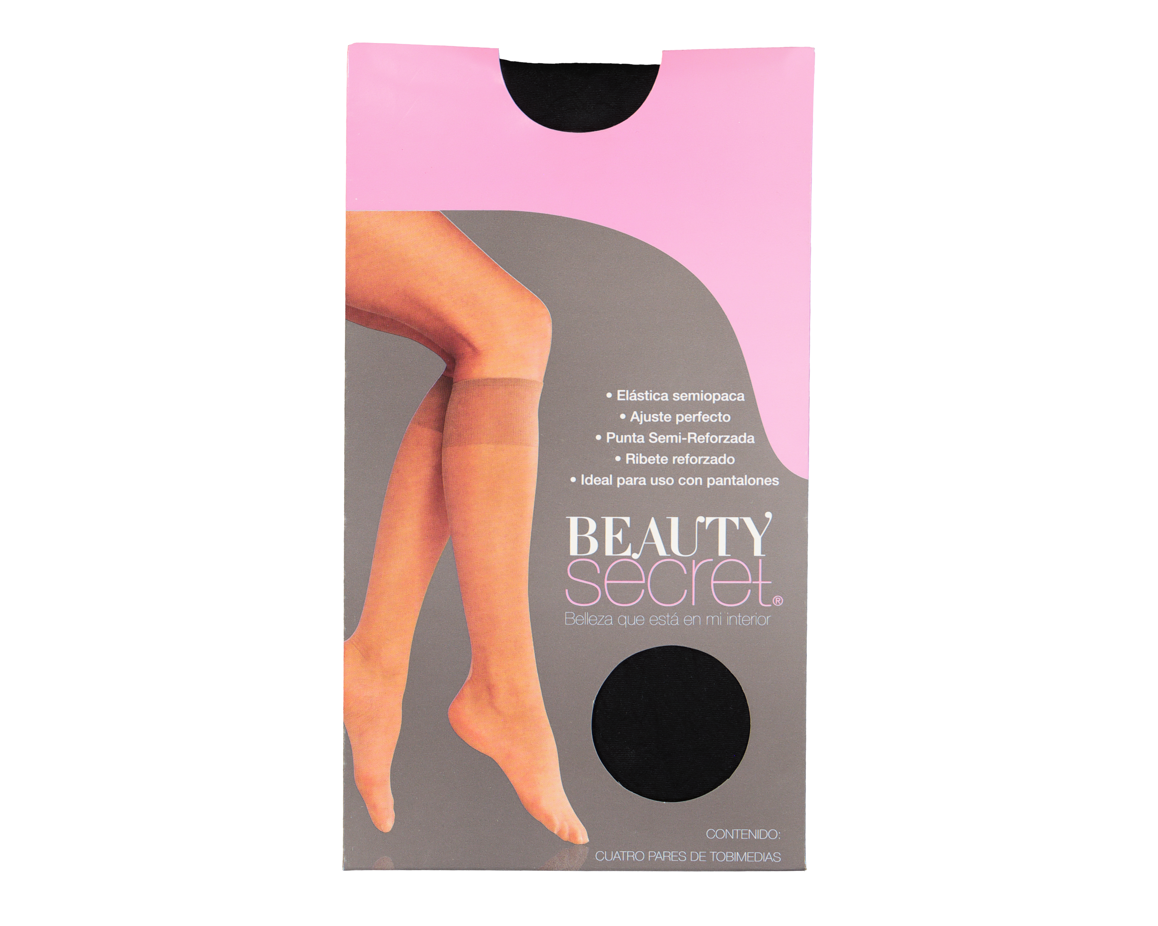 Foto 4 pulgar | Foto 3 | Tobimedias Beauty Secret Negras 4 Pares