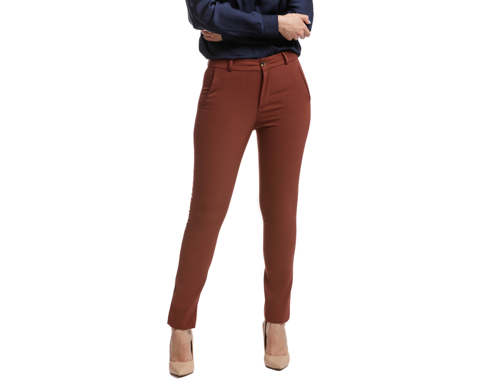 Pantalón de Vestir Dockers Café para Mujer