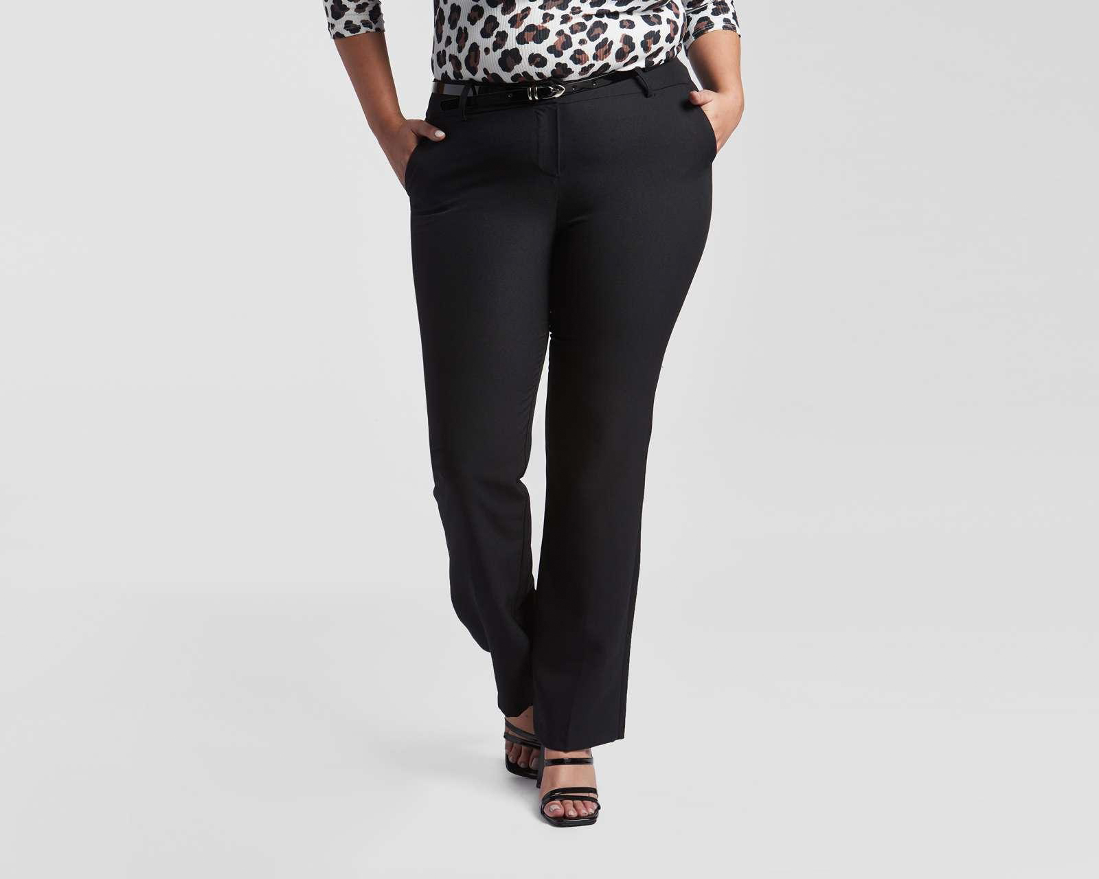 Foto 2 pulgar | Foto 1 | Pantalón de Vestir Negro Sahara para Mujer