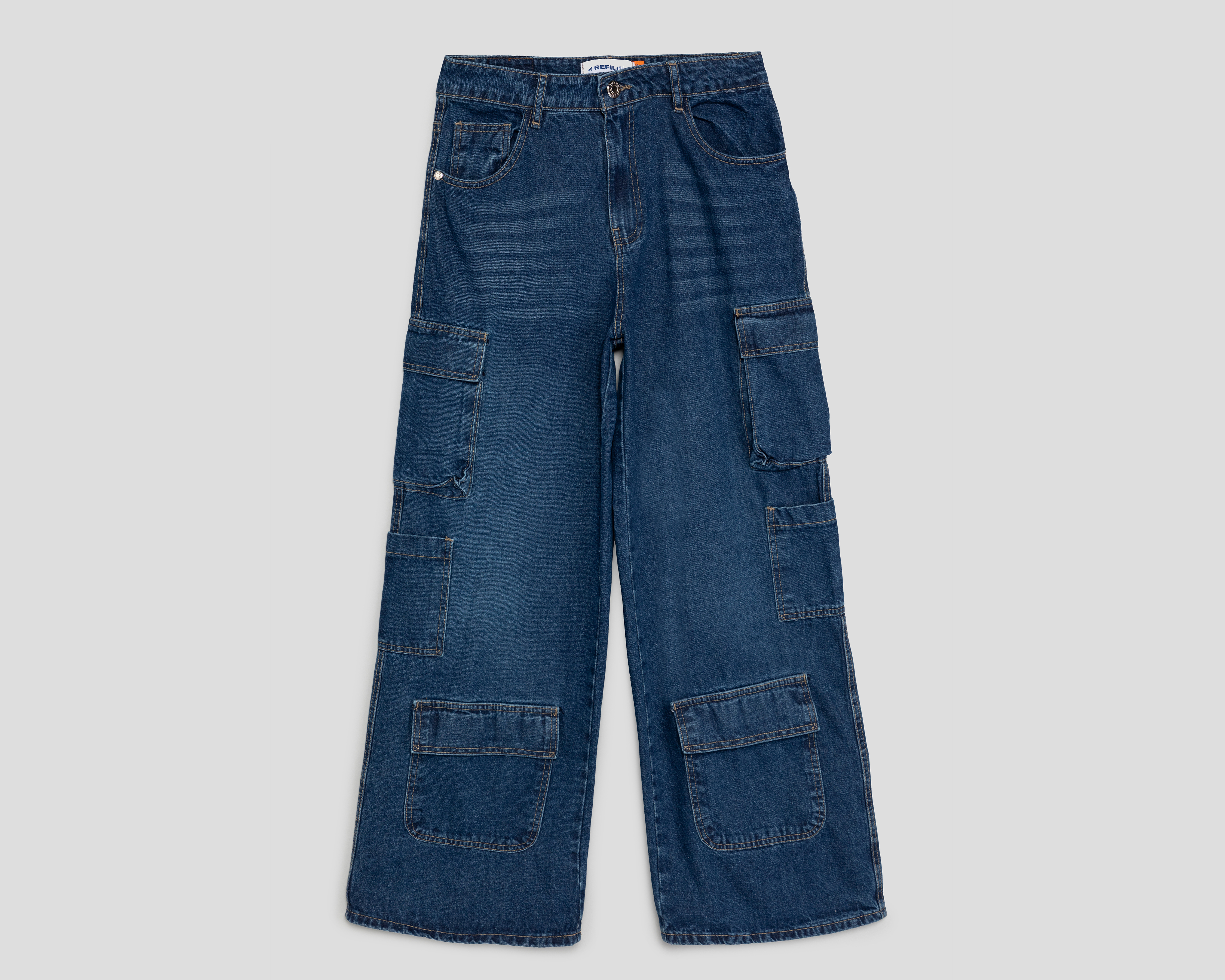Foto 2 pulgar | Foto 1 | Jeans Wide Leg Refill Juvenil