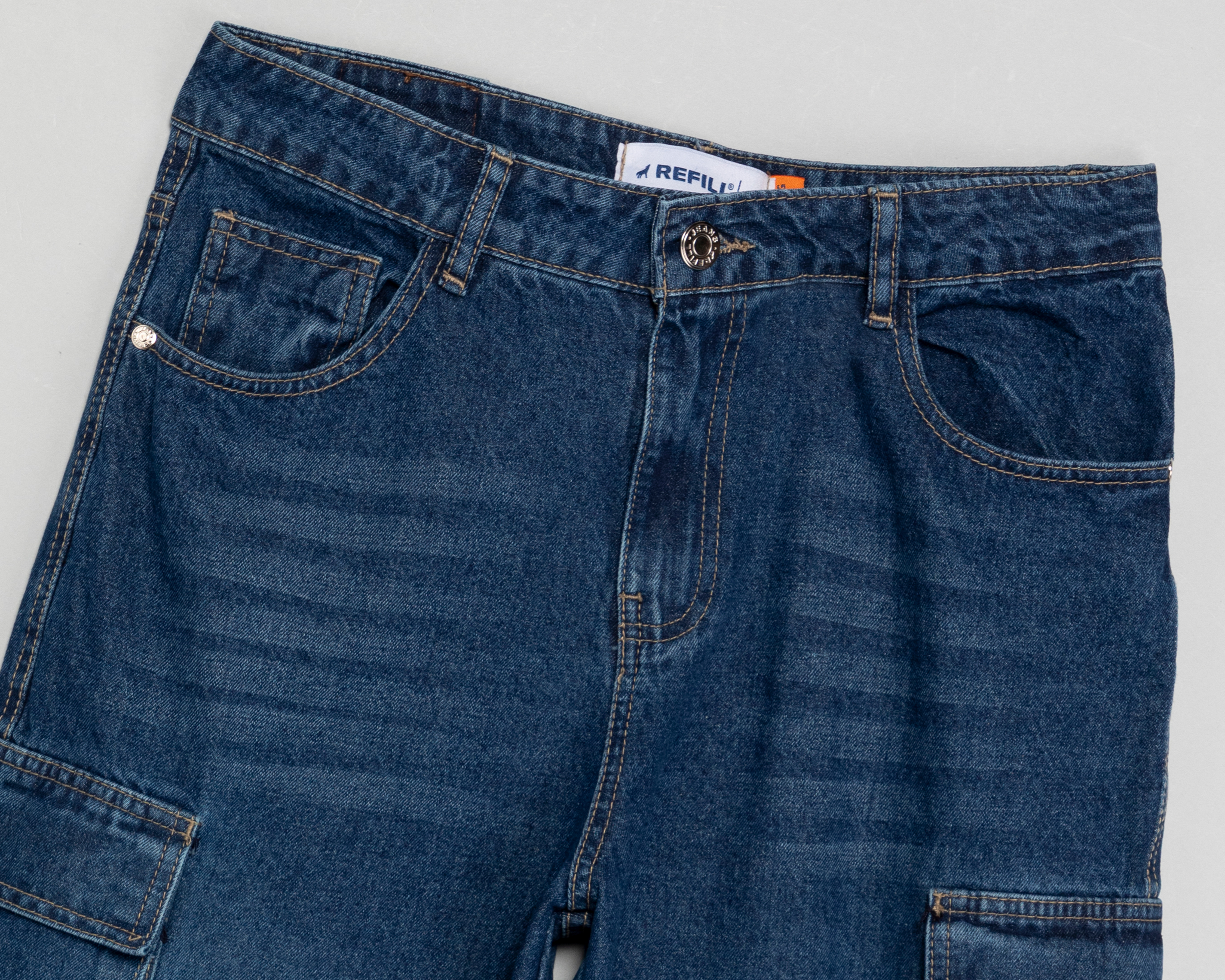 Foto 4 pulgar | Foto 3 | Jeans Wide Leg Refill Juvenil
