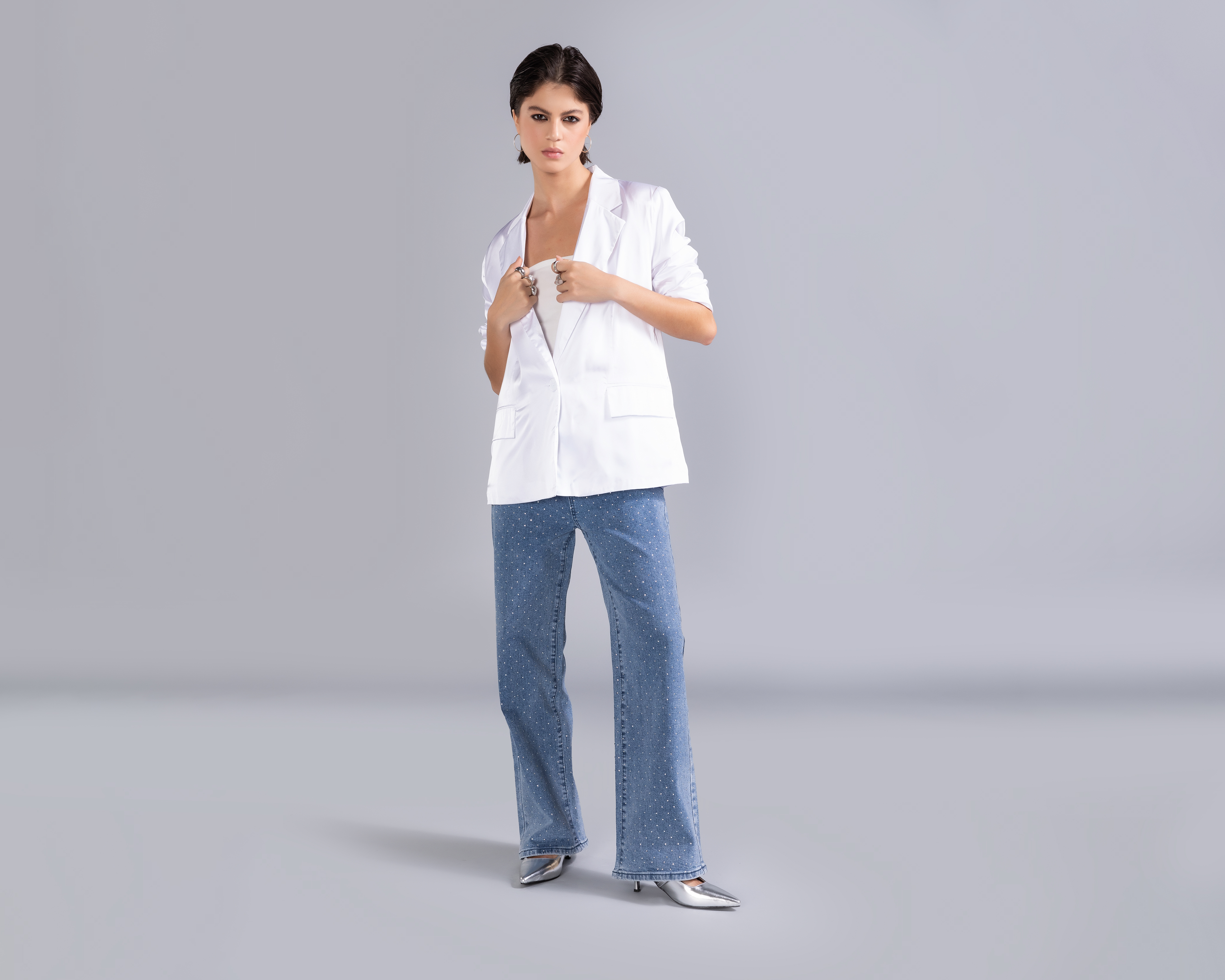Jeans Mom Strona para Mujer