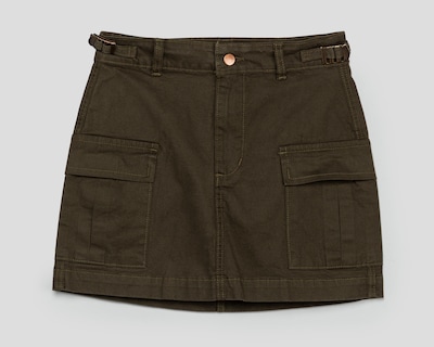 Foto 1 | Foto 1 | Falda Corta Refill Verde Olivo para Mujer