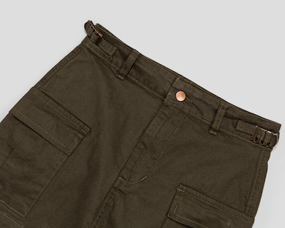 Foto 3 | Foto 3 | Falda Corta Refill Verde Olivo para Mujer