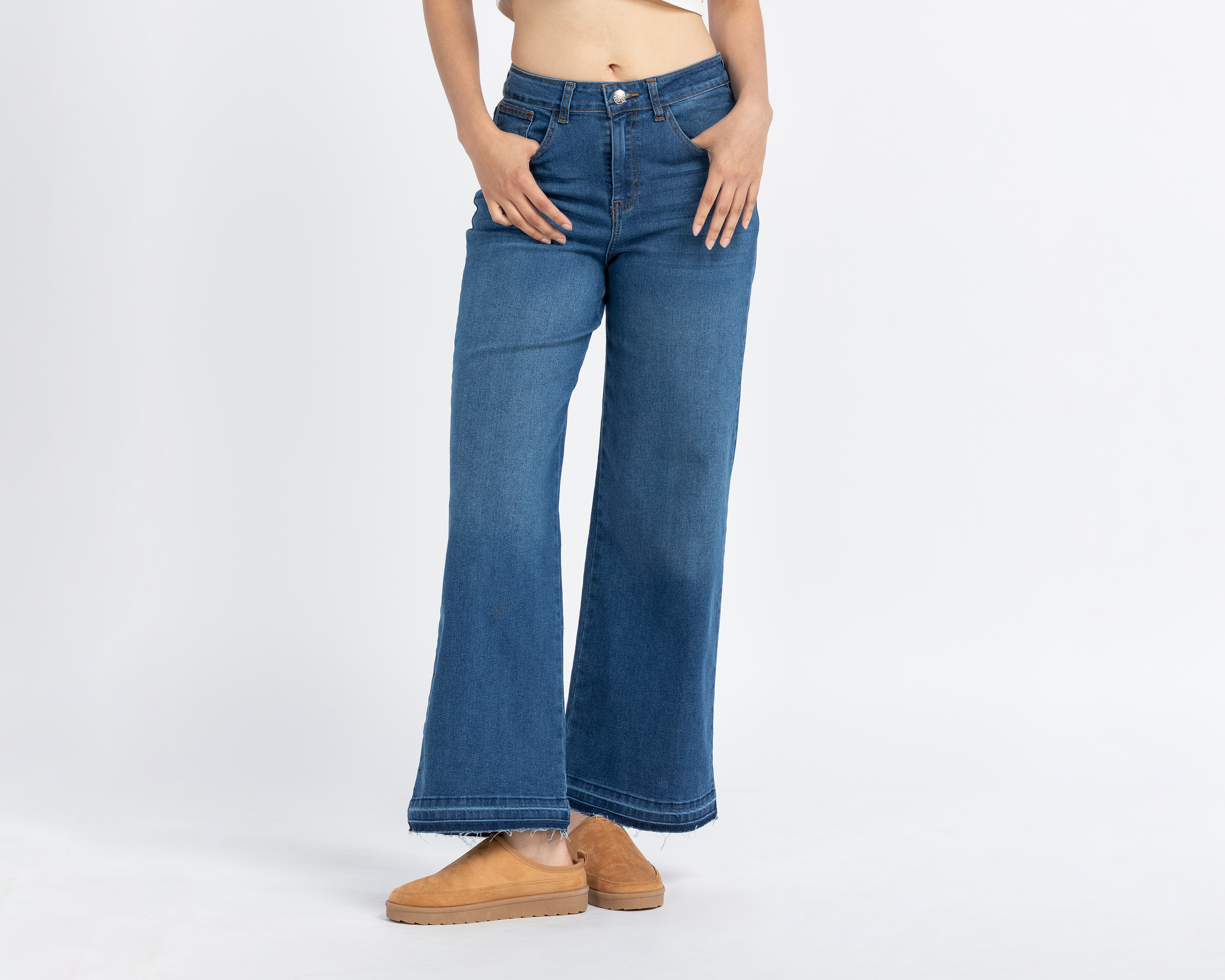 Jeans Wide Leg Refill para Mujer