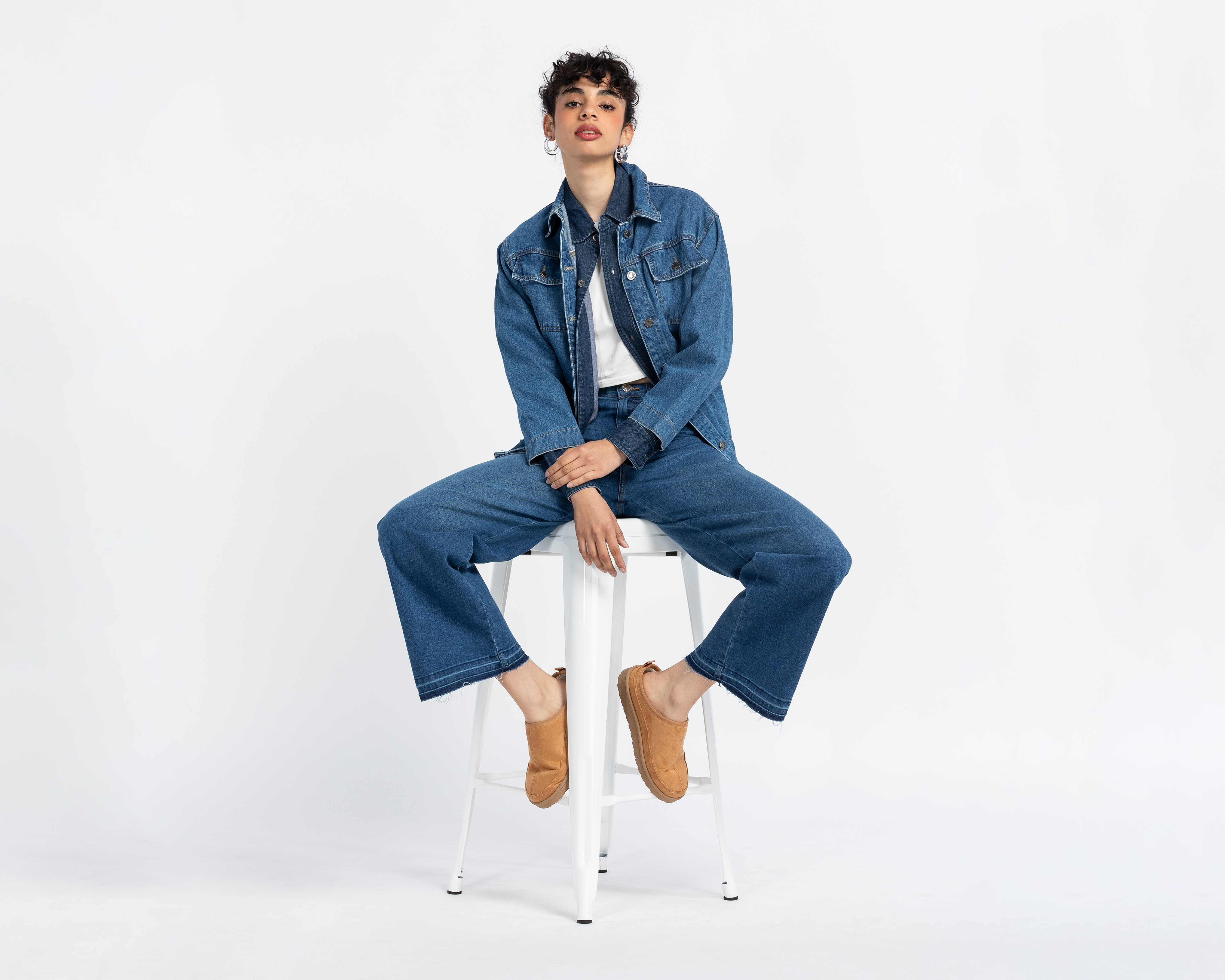 Foto 2 | Foto 2 | Jeans Wide Leg Refill para Mujer