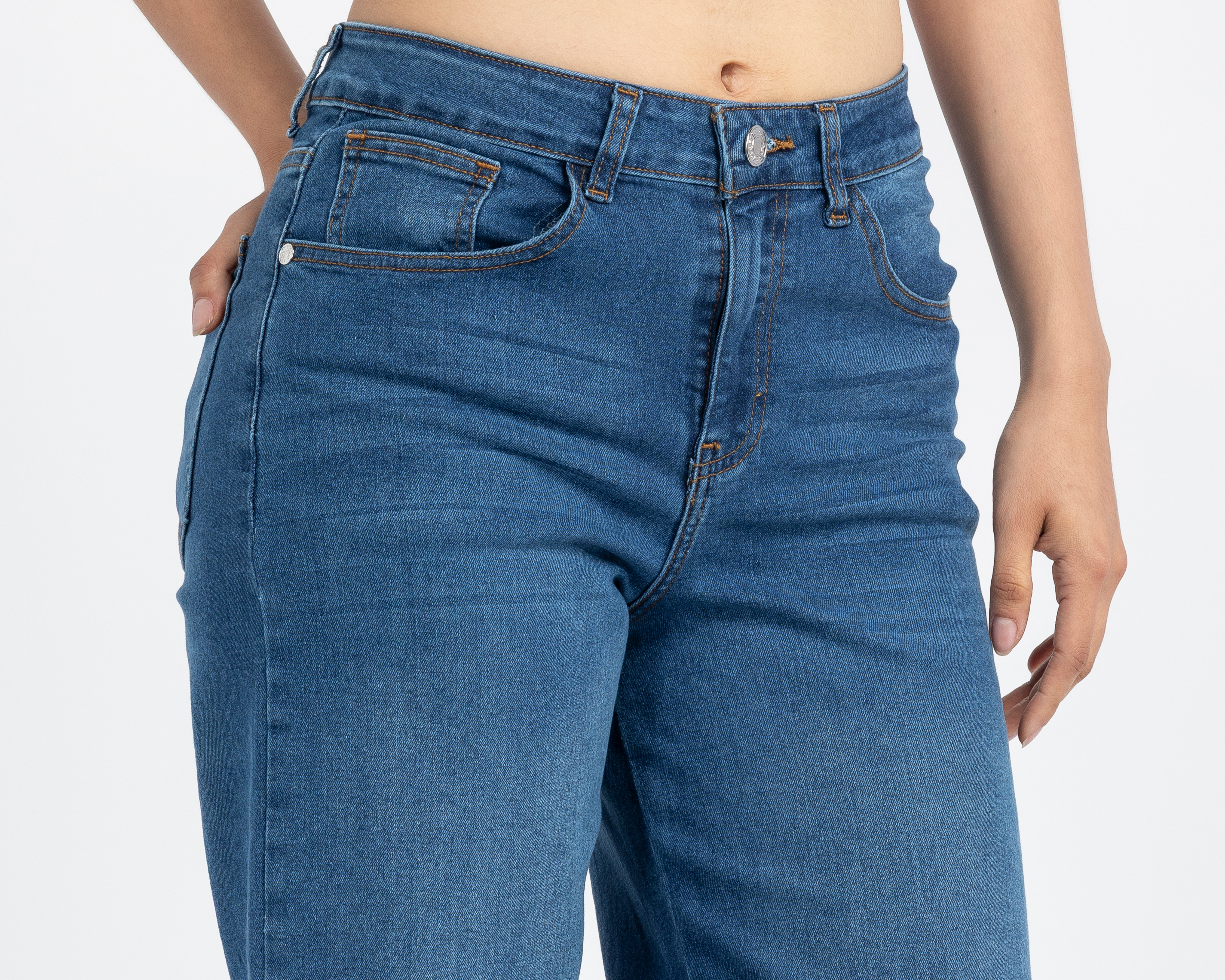 Foto 4 | Foto 4 | Jeans Wide Leg Refill para Mujer
