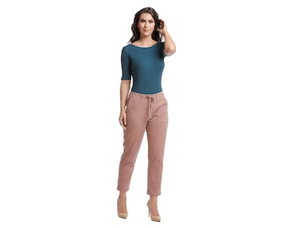 Foto 4 | Foto 4 | Pantalón Casual Dockers Utility Skinny Crop Rosa para Mujer