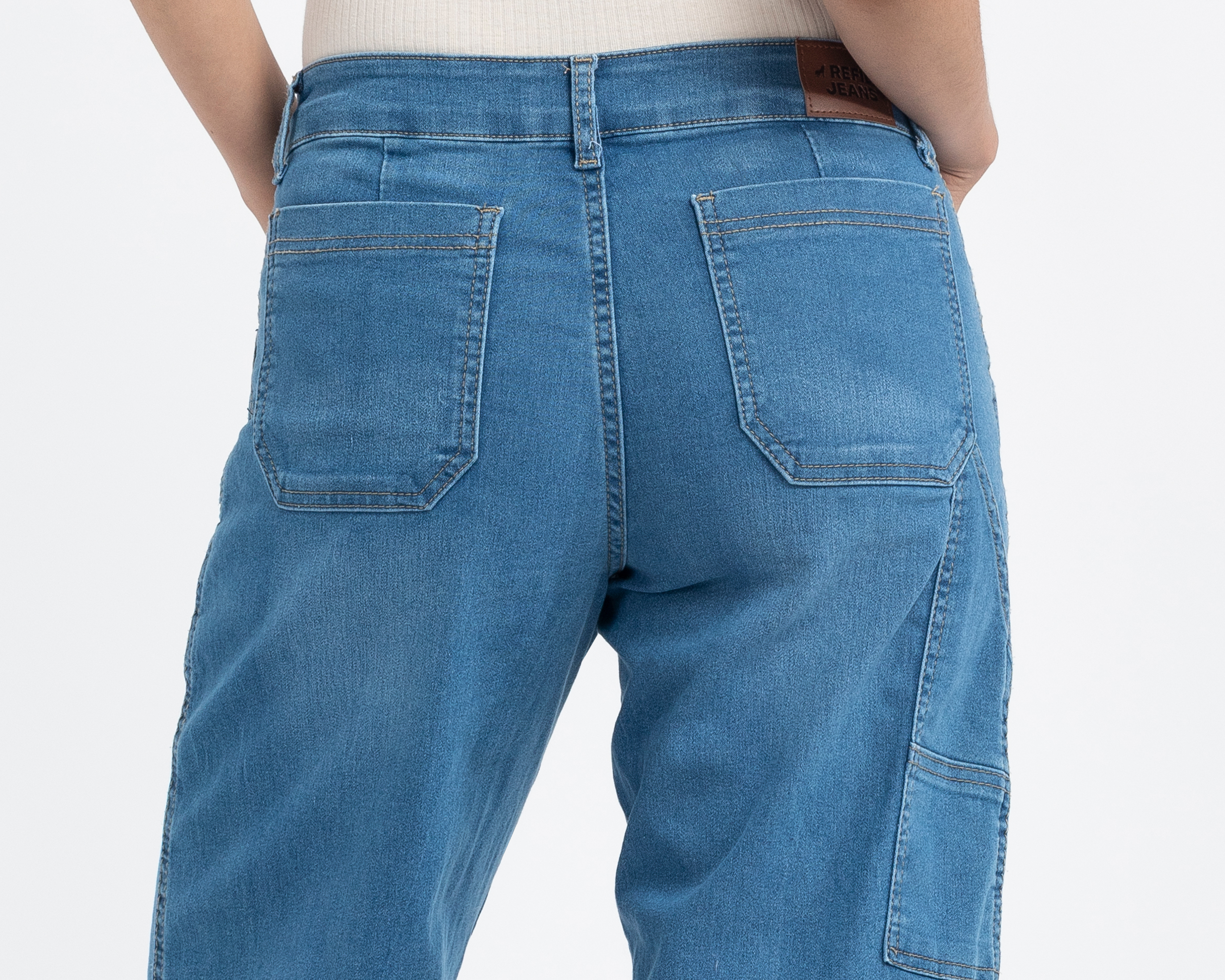 Foto 5 | Foto 5 | Jeans Wide Leg Refill para Mujer