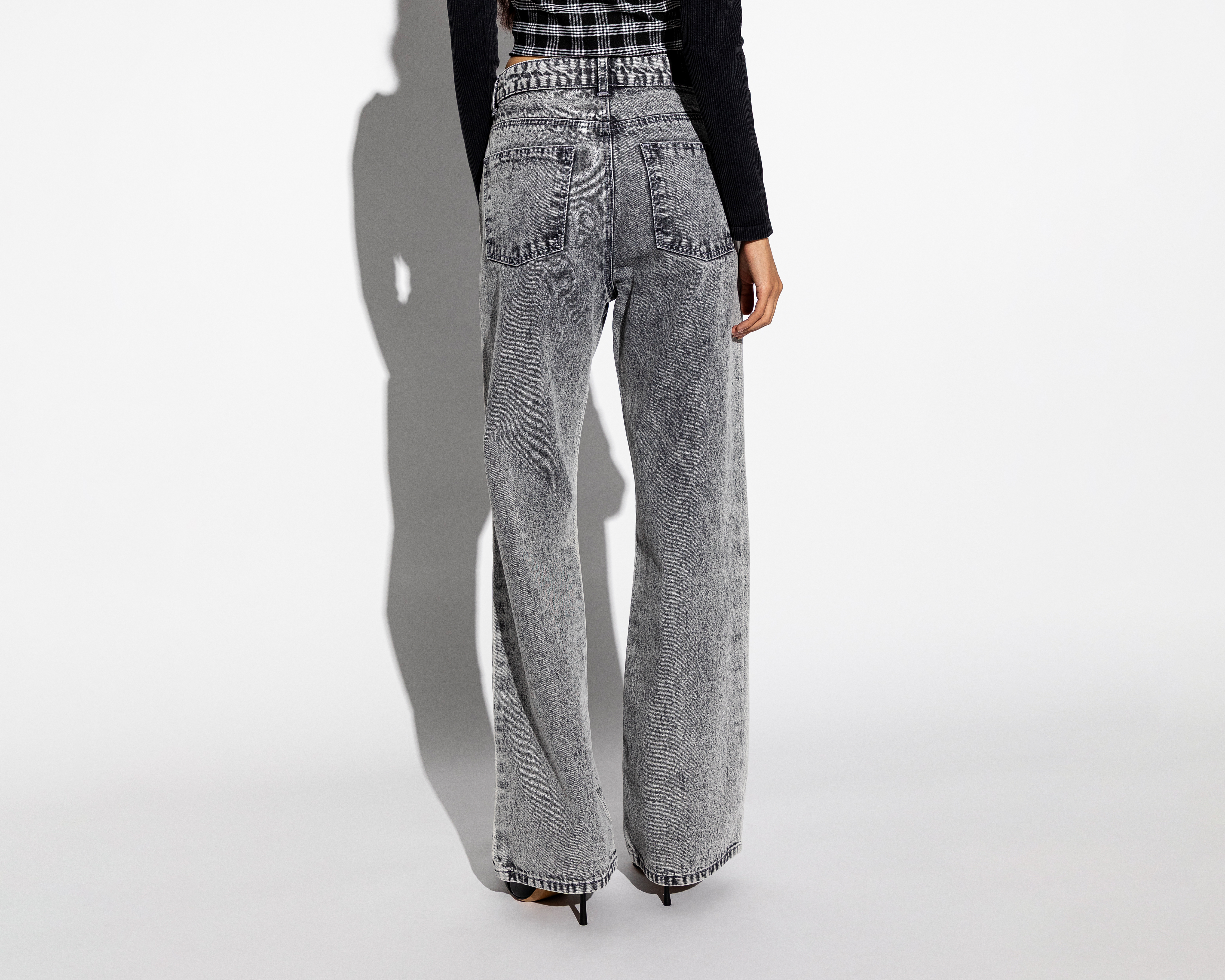 Foto 3 | Foto 3 | Jeans Wide Leg Strona para Mujer