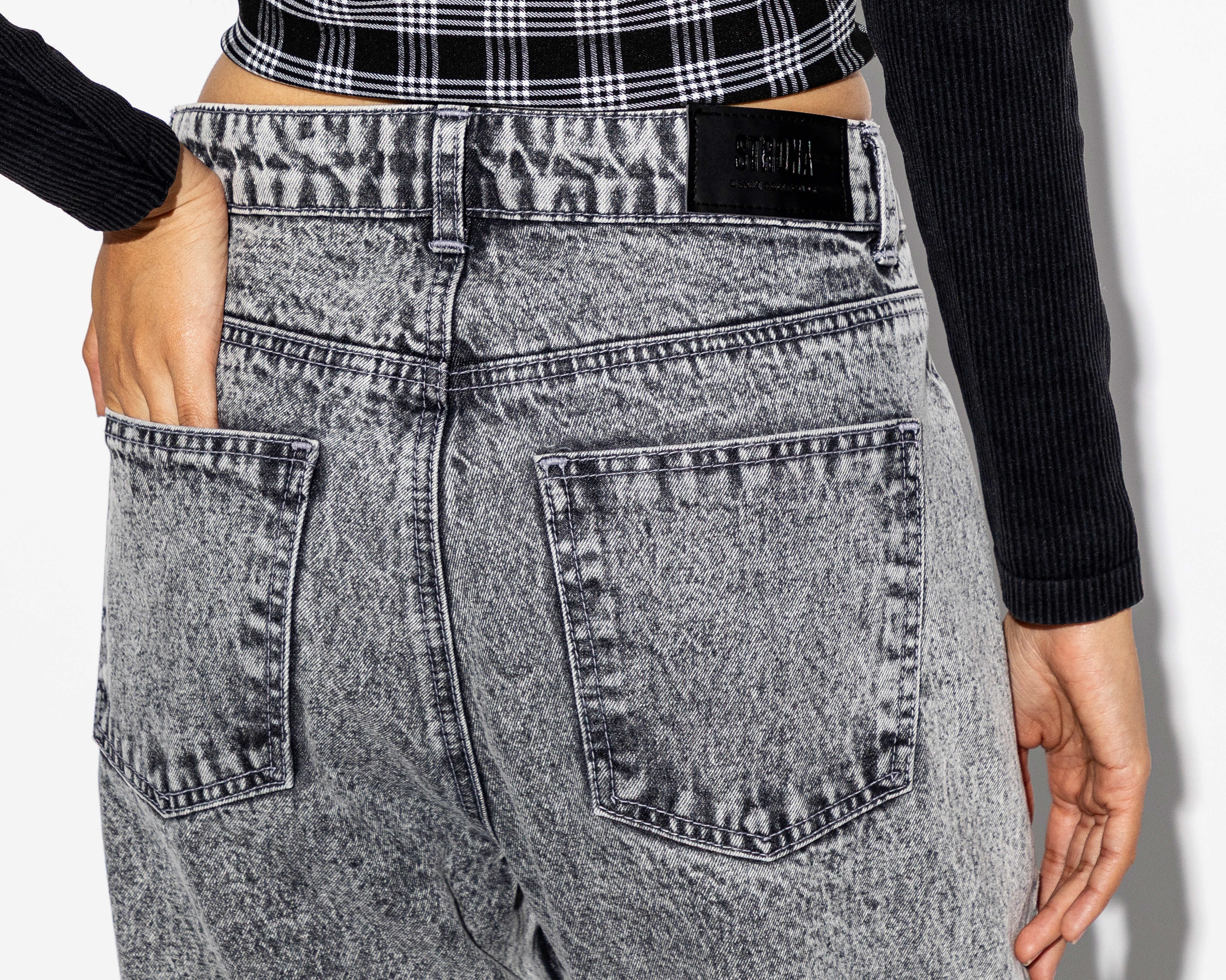 Foto 5 | Foto 5 | Jeans Wide Leg Strona para Mujer