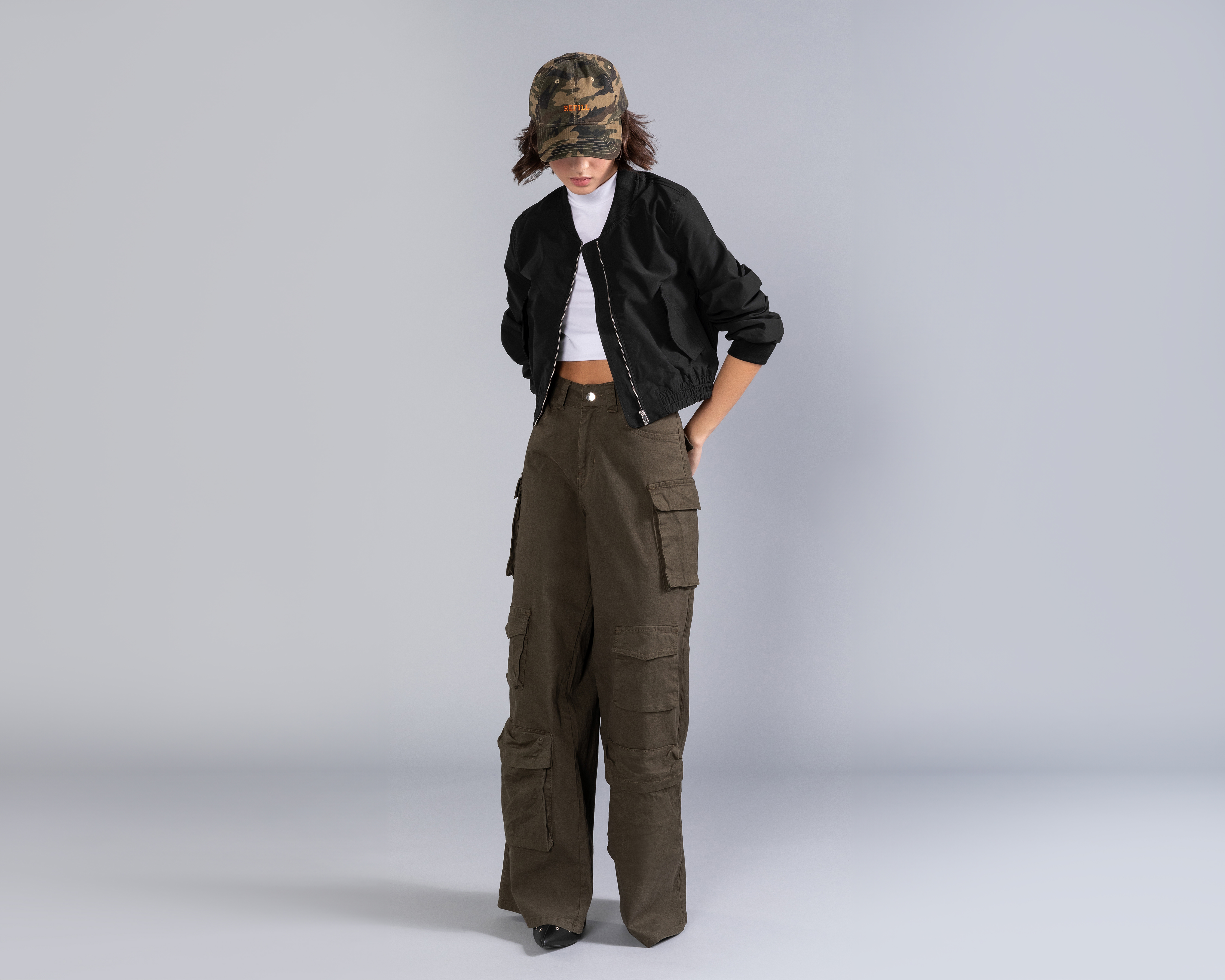 Chamarra Bomber Strona para Mujer