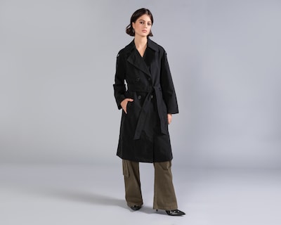 Foto 2 | Foto 2 | Gabardina Negra Strona para Mujer