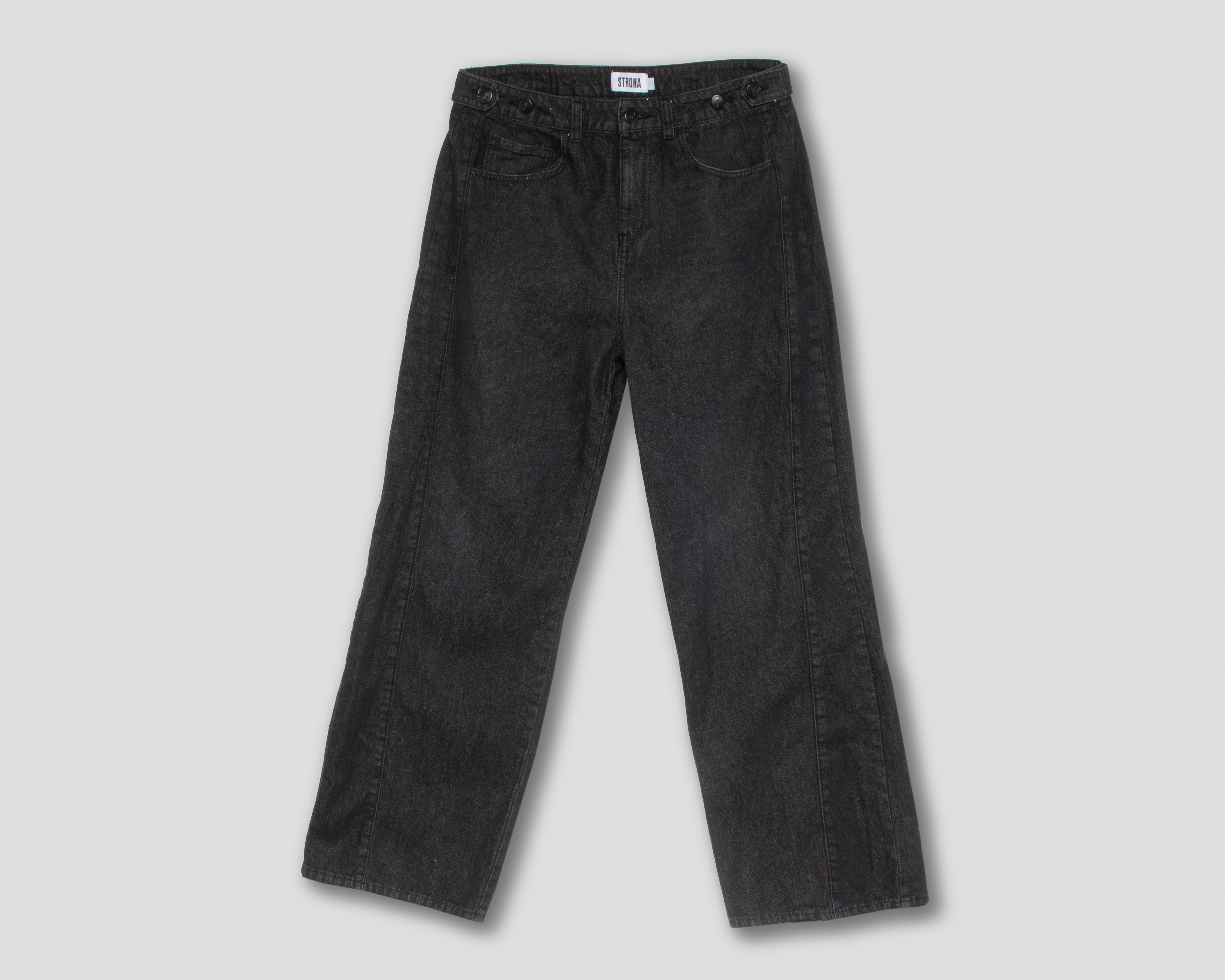 Jeans Wide Leg Strona para Mujer