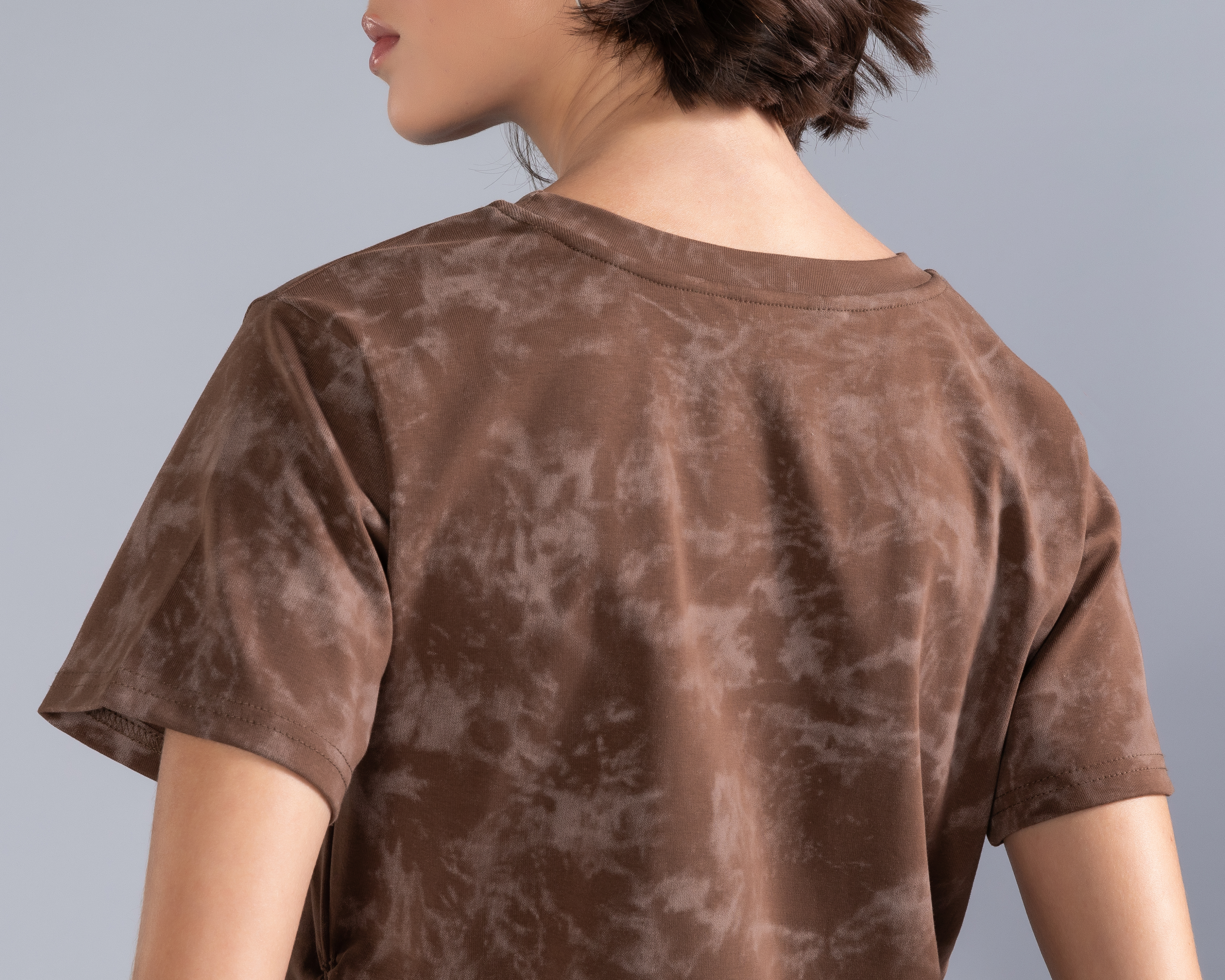Foto 6 pulgar | Foto 5 | Playera Manga Corta Tipo Acid Wash Strona para Mujer