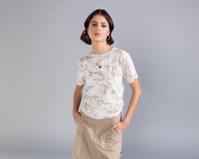 Foto 2 | Foto 2 | Playera Manga Corta Tipo Acid Wash Strona para Mujer