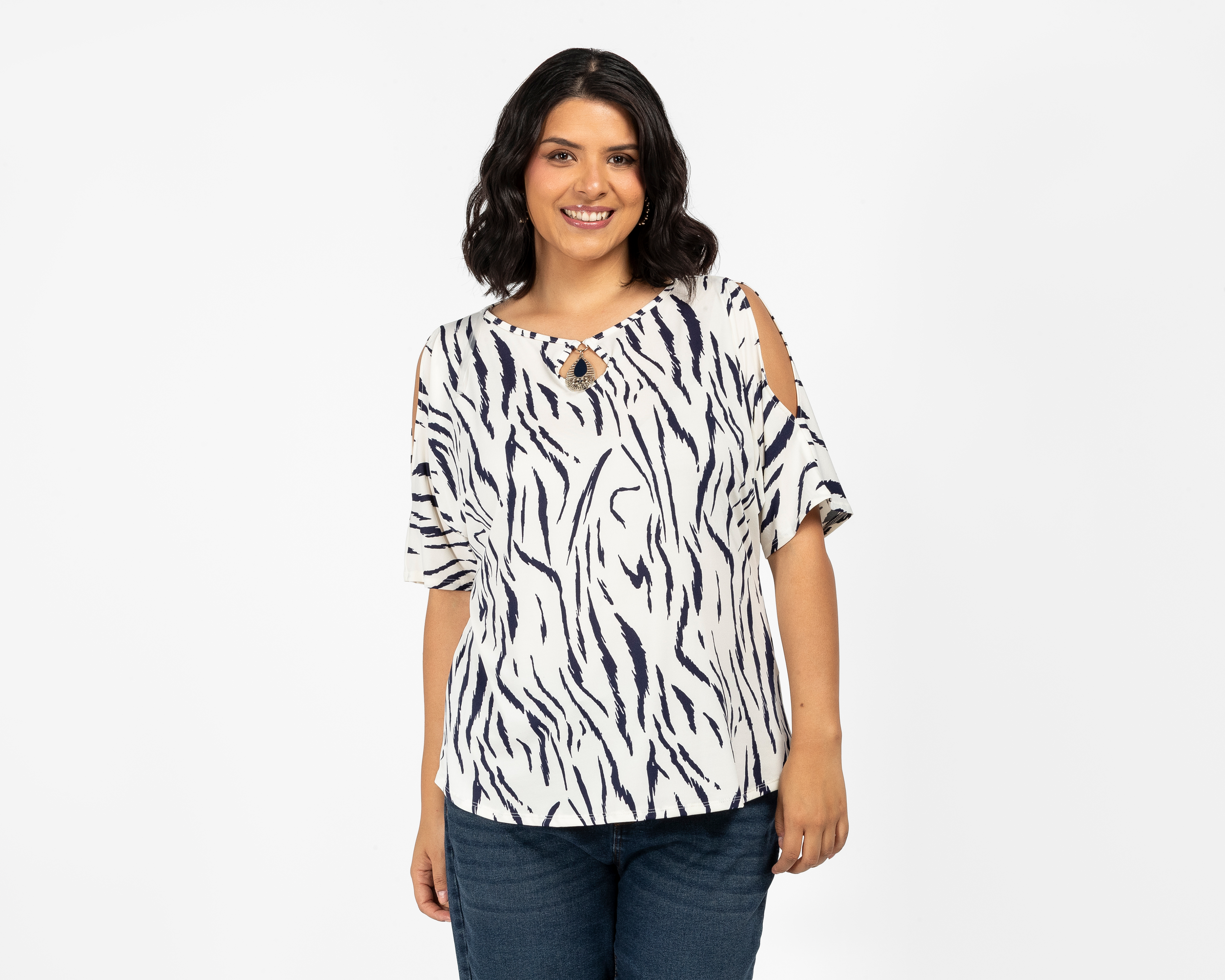 Blusa Manga Corta Lady Sun para Mujer