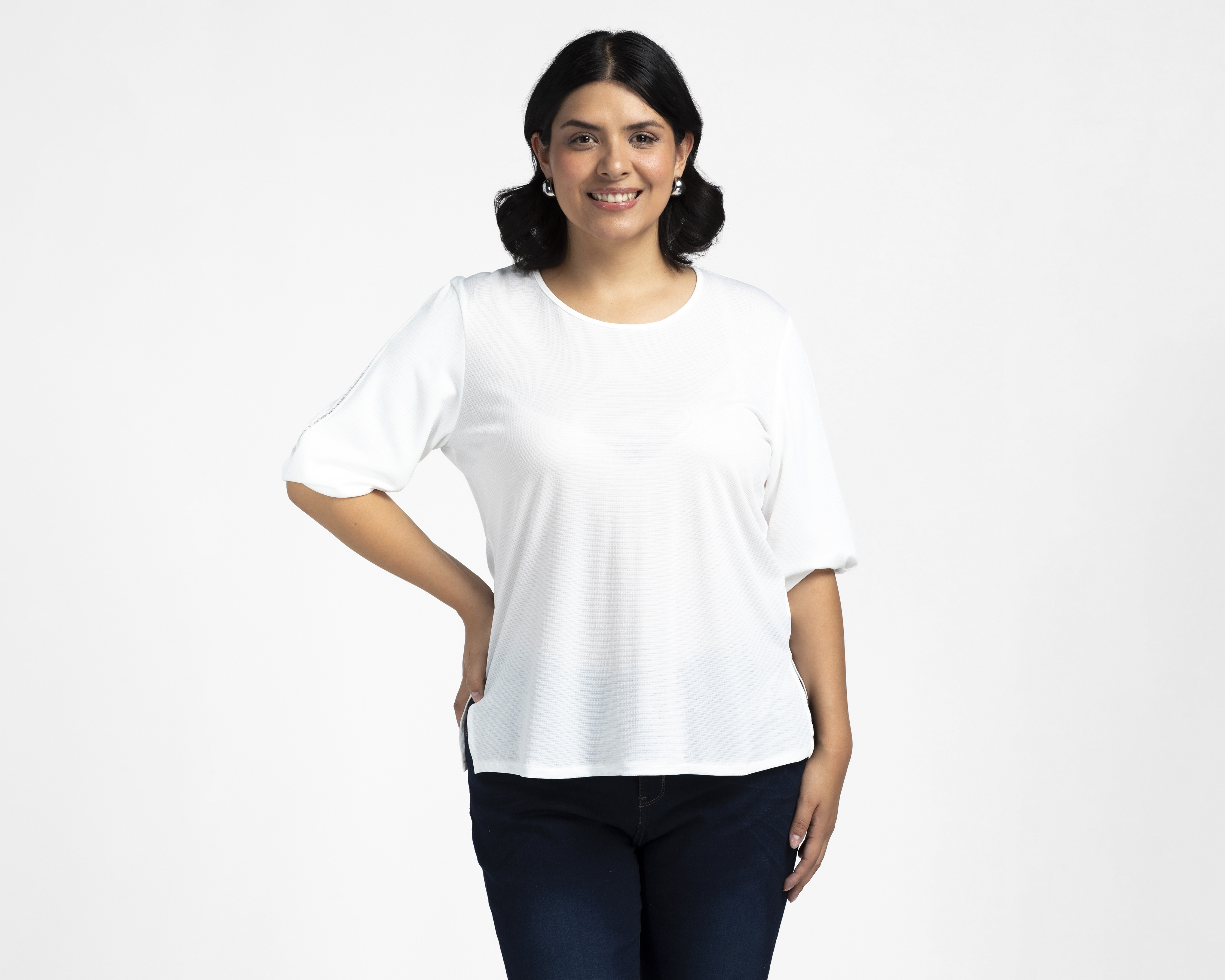 Blusa Blanca Sahara para Mujer