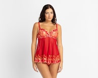 Baby Doll Eva tu Estilo Íntimo con Encaje para Mujer