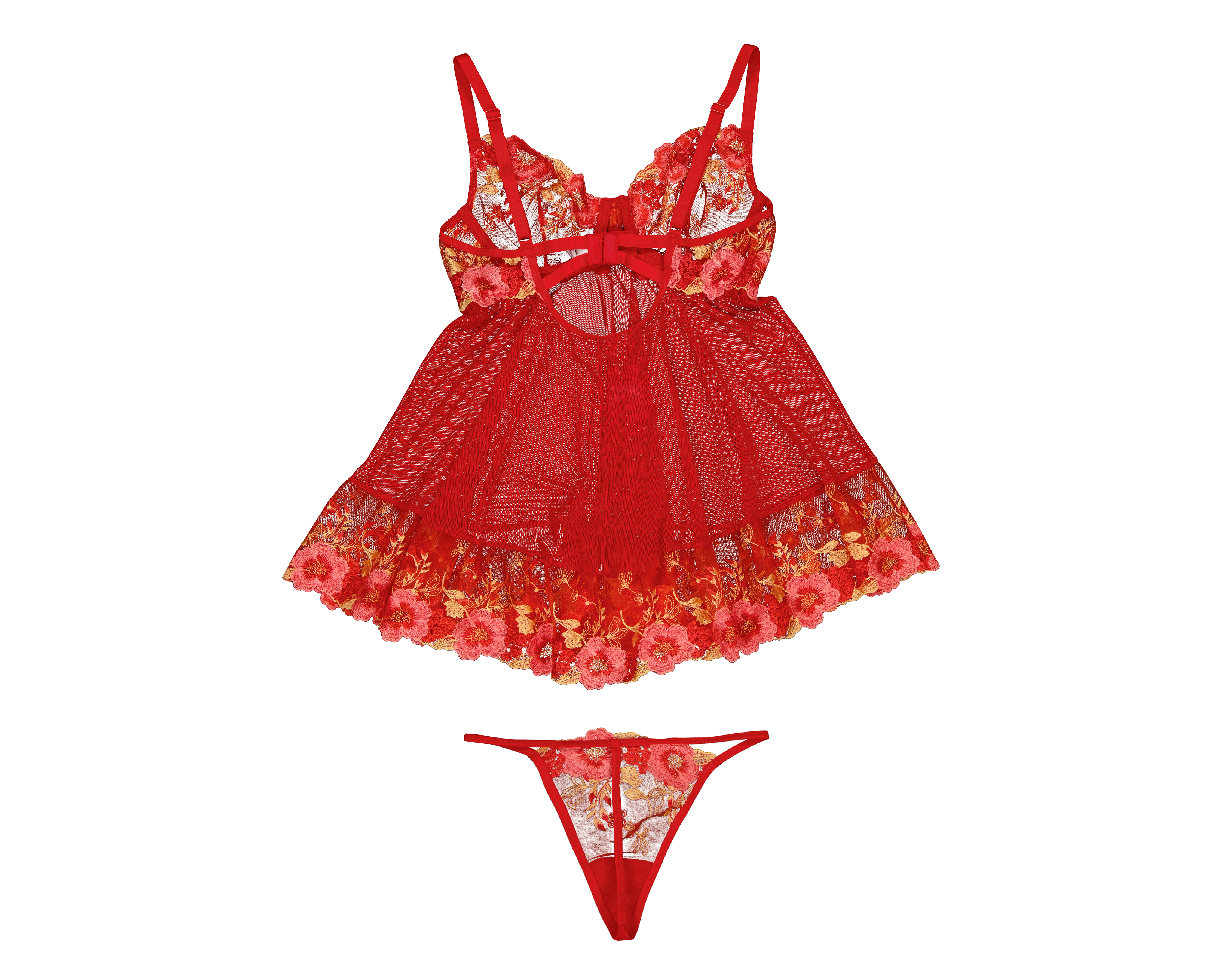 Foto 2 | Foto 2 | Baby Doll Eva tu Estilo Íntimo con Encaje para Mujer