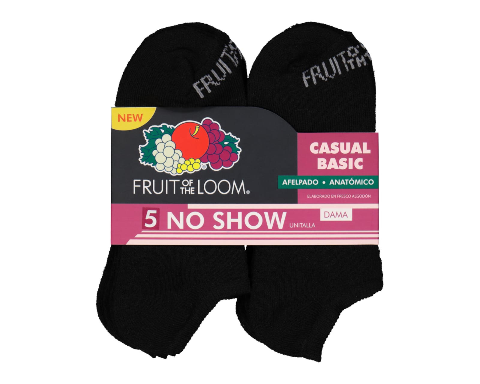 Foto 3 | Foto 3 | Calcetas Tines Fruit of the Loom para Mujer 5 Pares