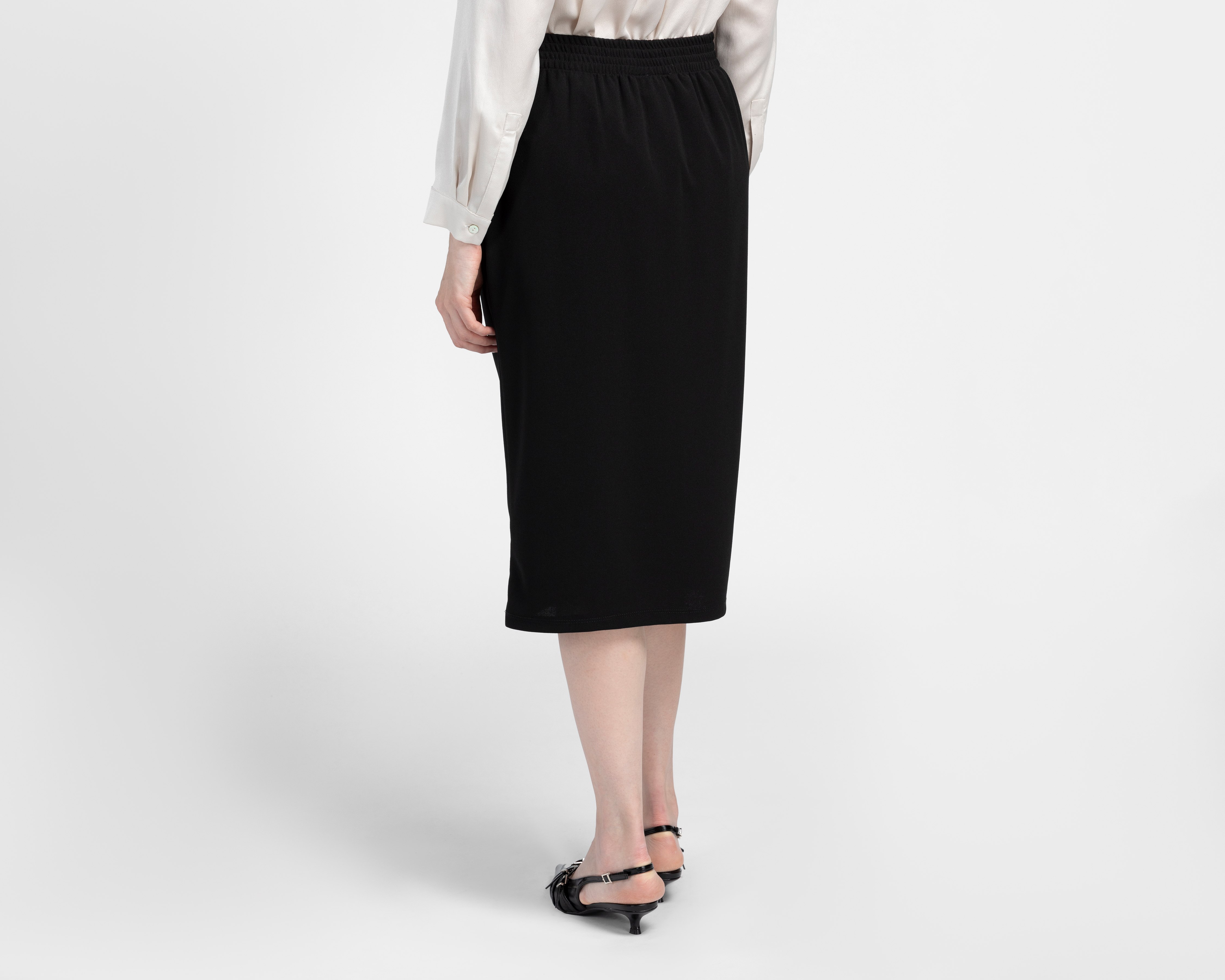 Foto 4 pulgar | Foto 3 | Falda Midi Sahara con Bolsillos para Mujer