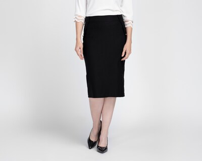 Foto 1 | Foto 1 | Falda Midi Sahara Negra para Mujer