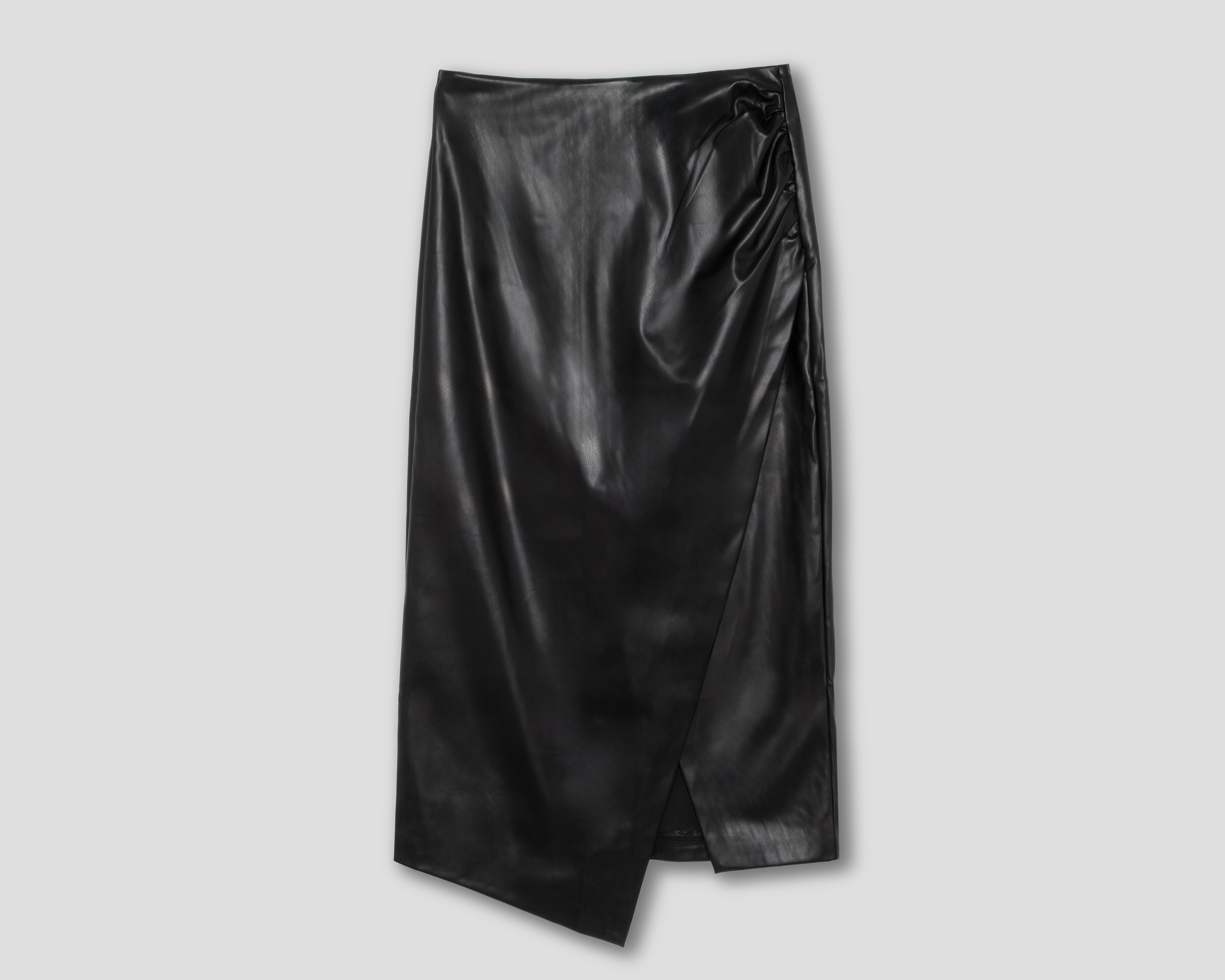 Falda Midi Forever 21 Tipo Piel para Mujer