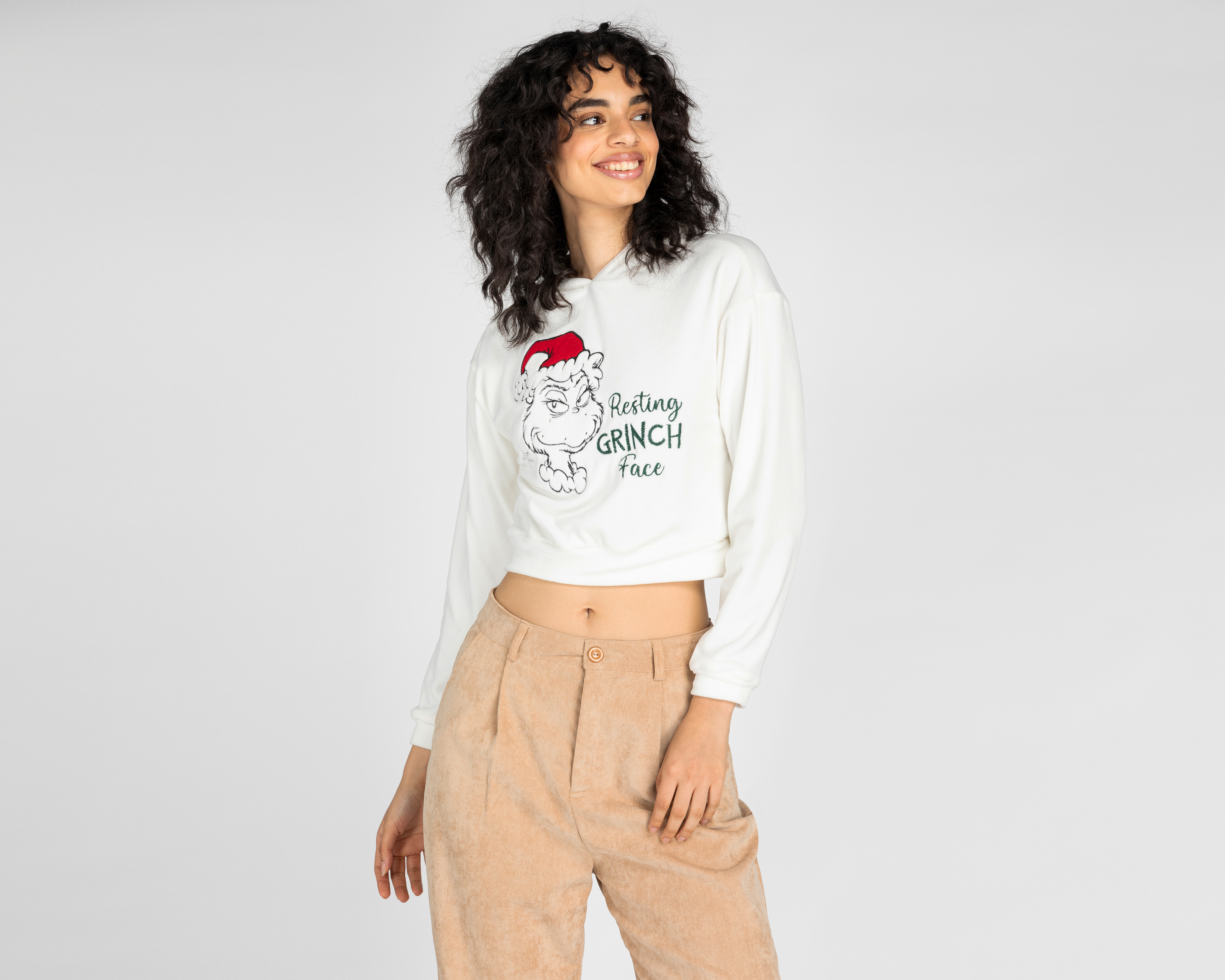 Foto 2 pulgar | Foto 1 | Sudadera Dr. Seuss The Grinch con Capucha
