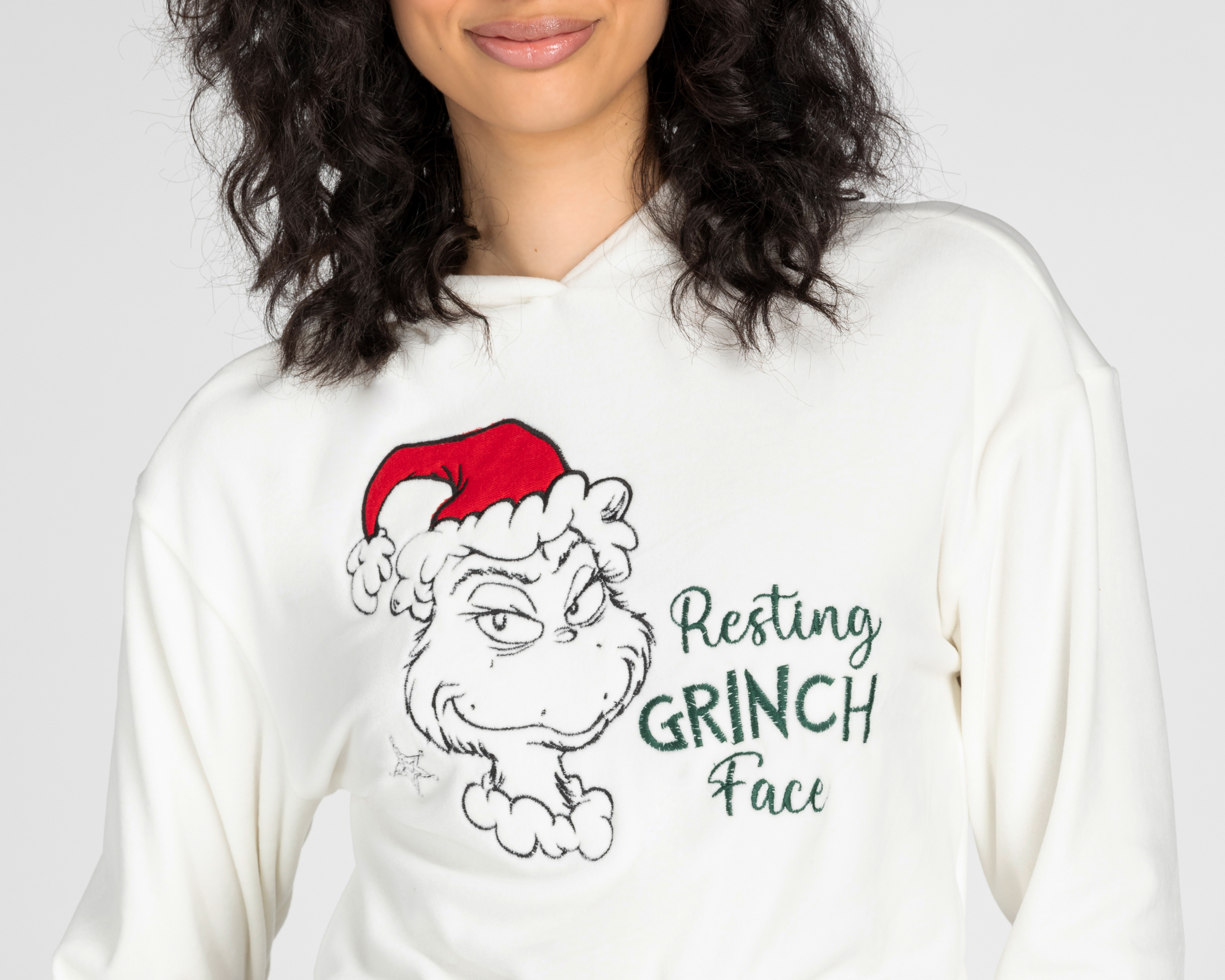 Foto 4 pulgar | Foto 3 | Sudadera Dr. Seuss The Grinch con Capucha