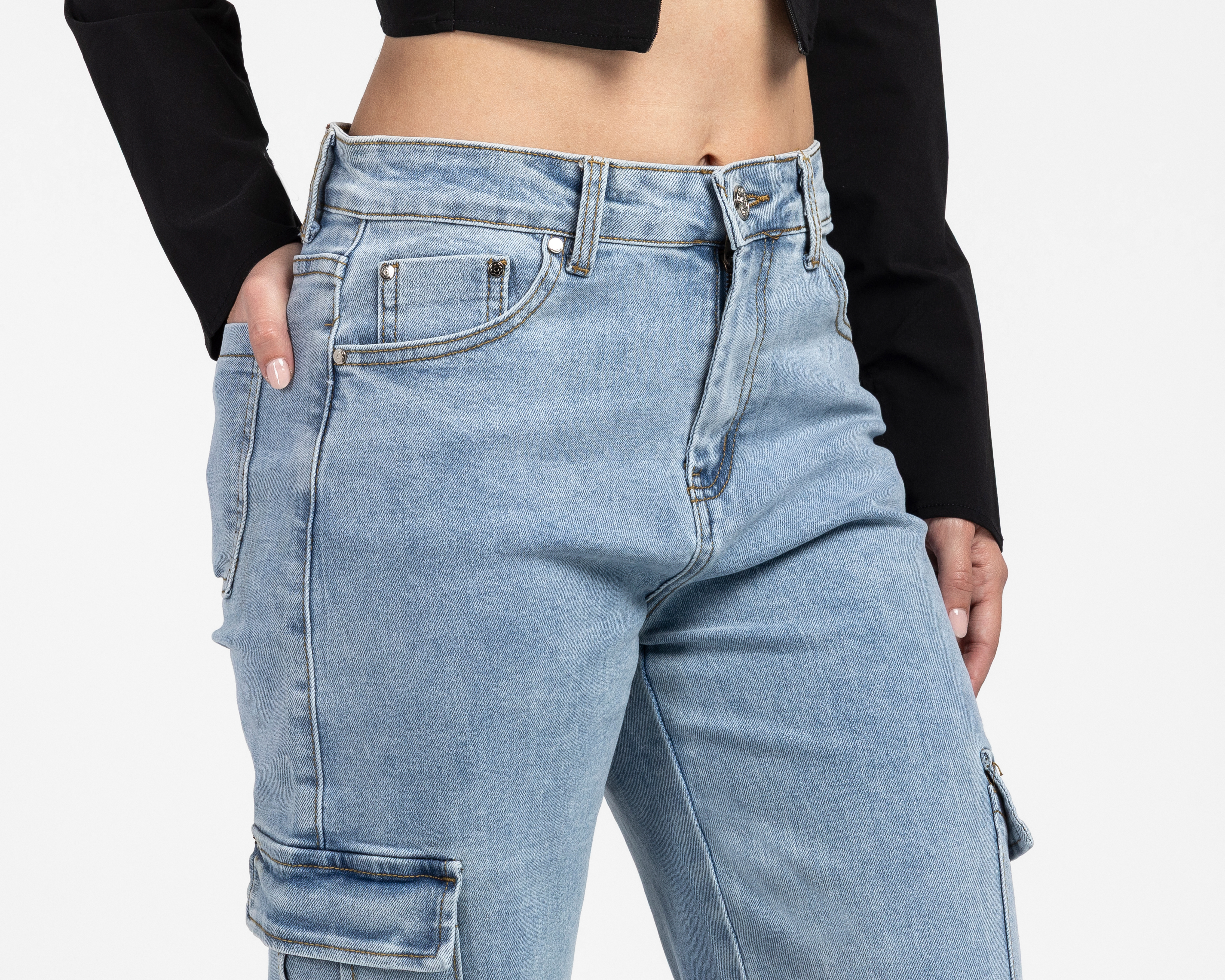 Foto 5 pulgar | Foto 4 | Jeans Rectos Forever 21 Juvenil