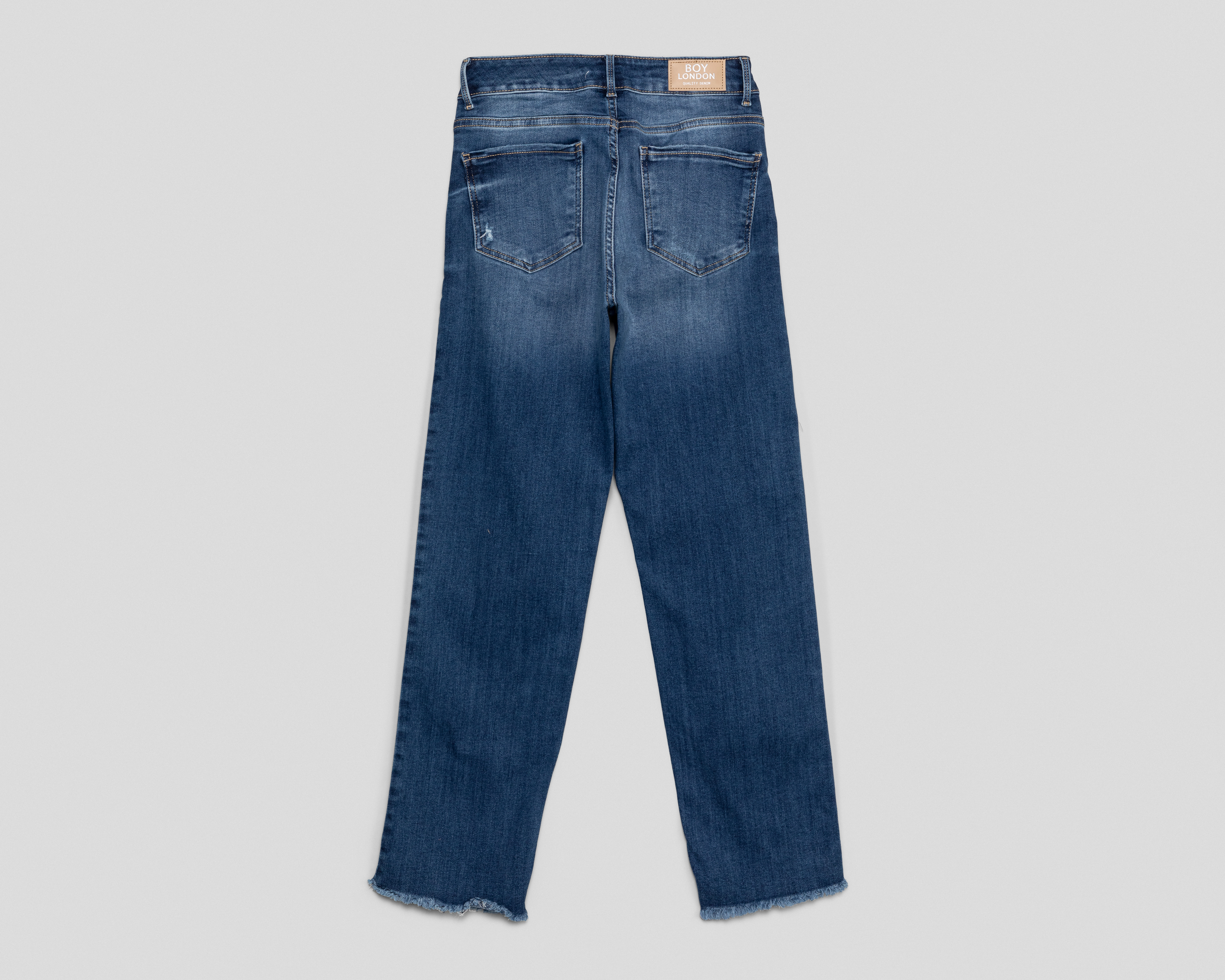 Foto 3 pulgar | Foto 2 | Jeans Recto Boy London para Mujer