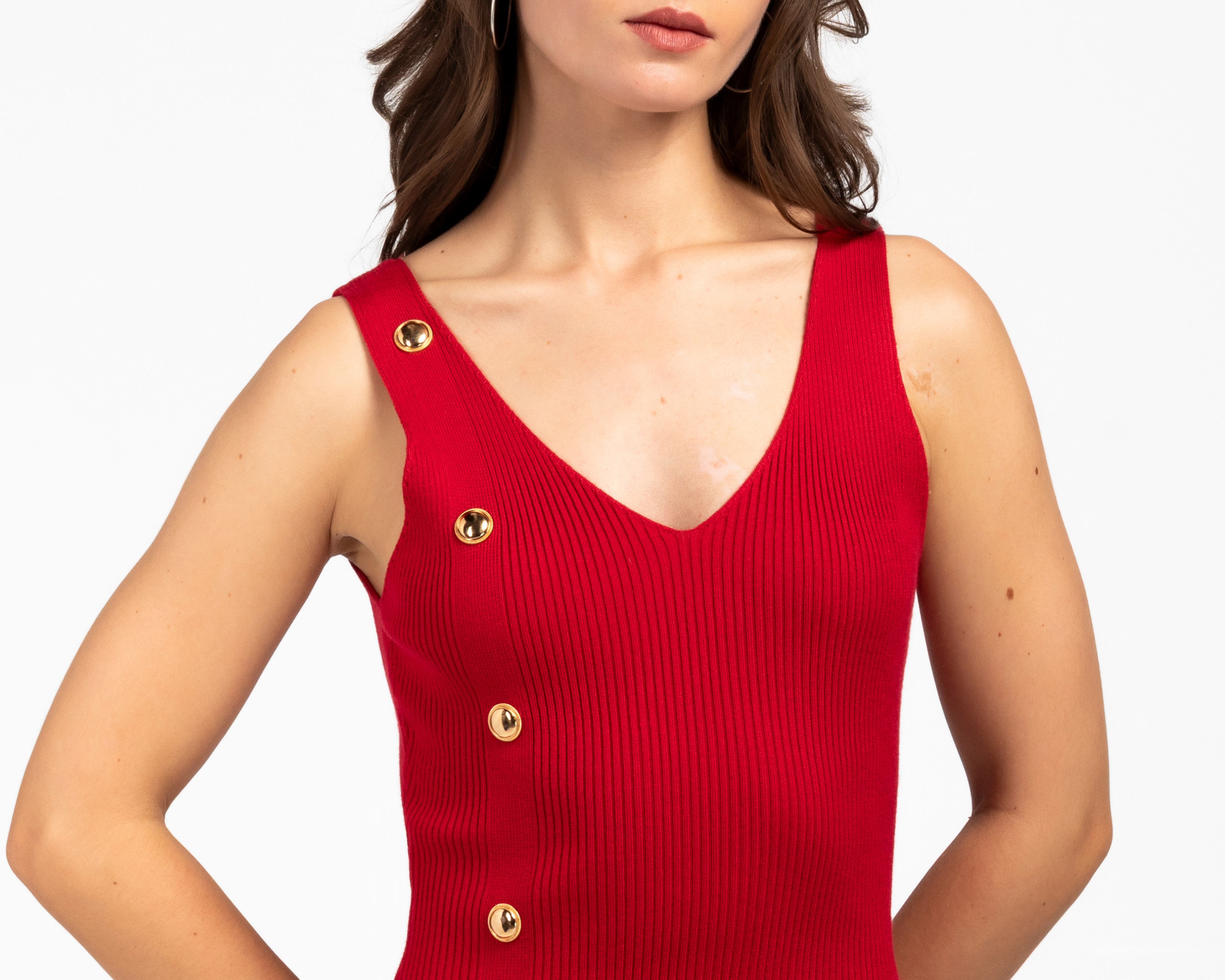 Foto 4 | Foto 4 | Vestido Rojo Forever 21 para Mujer