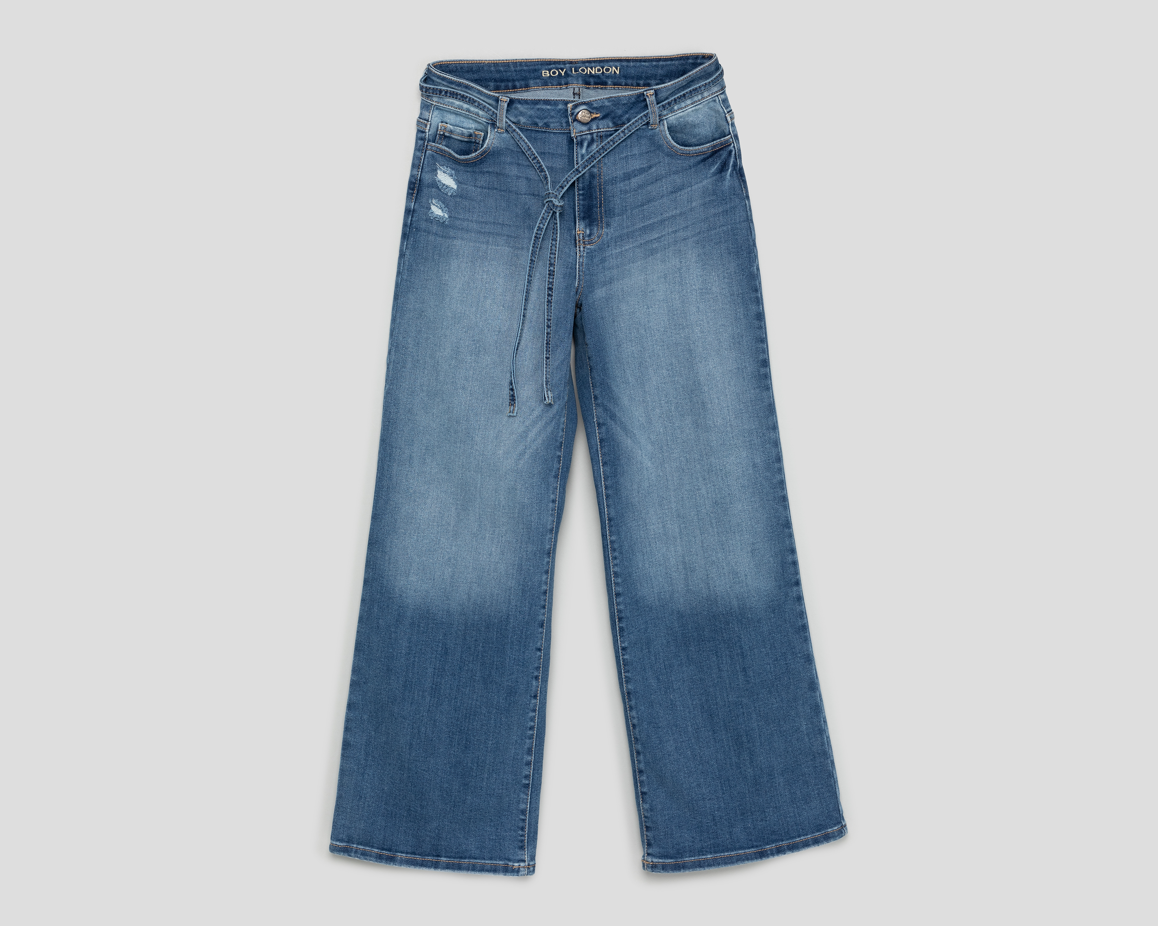 Foto 2 pulgar | Foto 1 | Jeans Wide Leg Boy London para Mujer